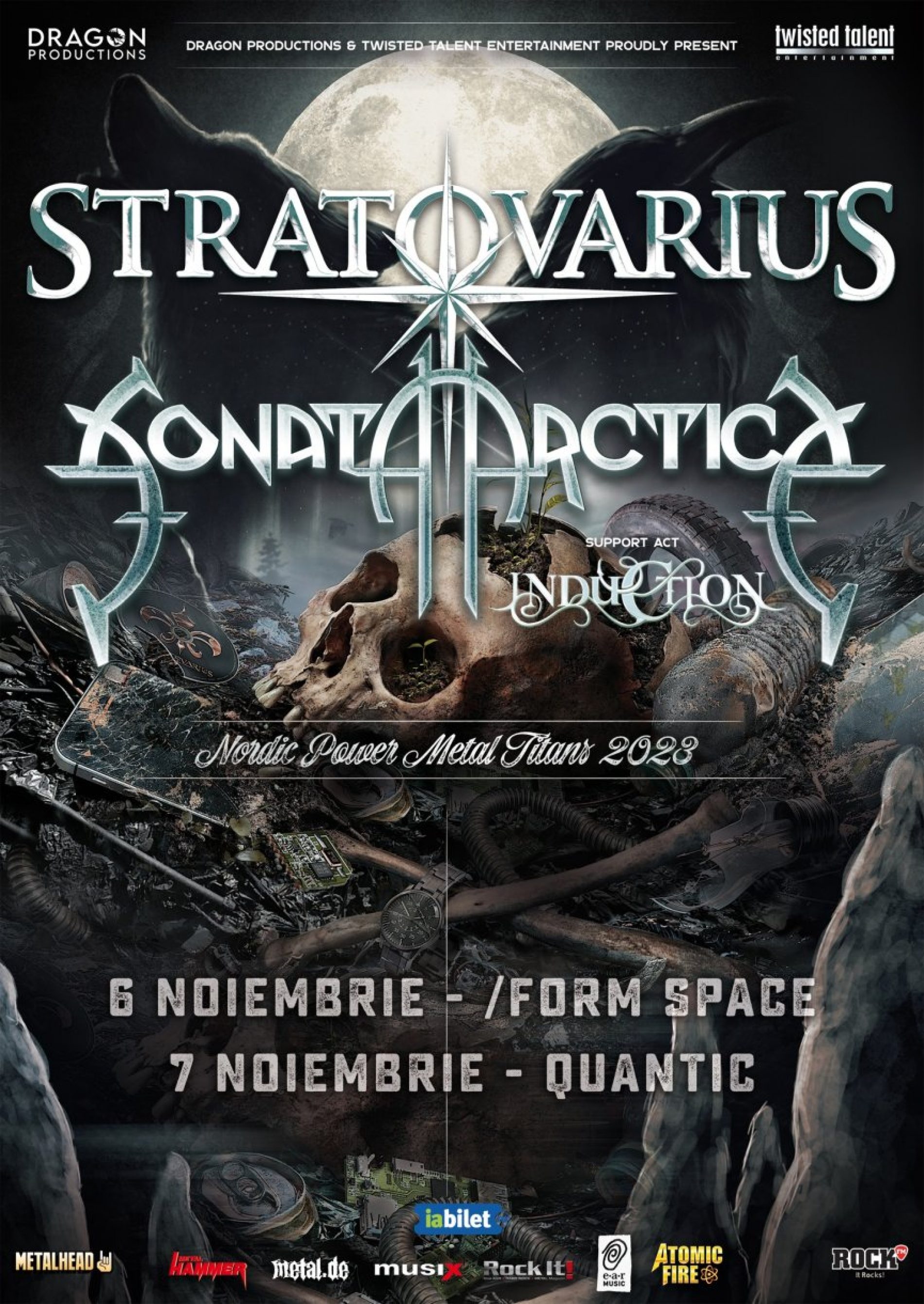 Stratovarius și Sonata Arctica vor susține 2 concerte în România