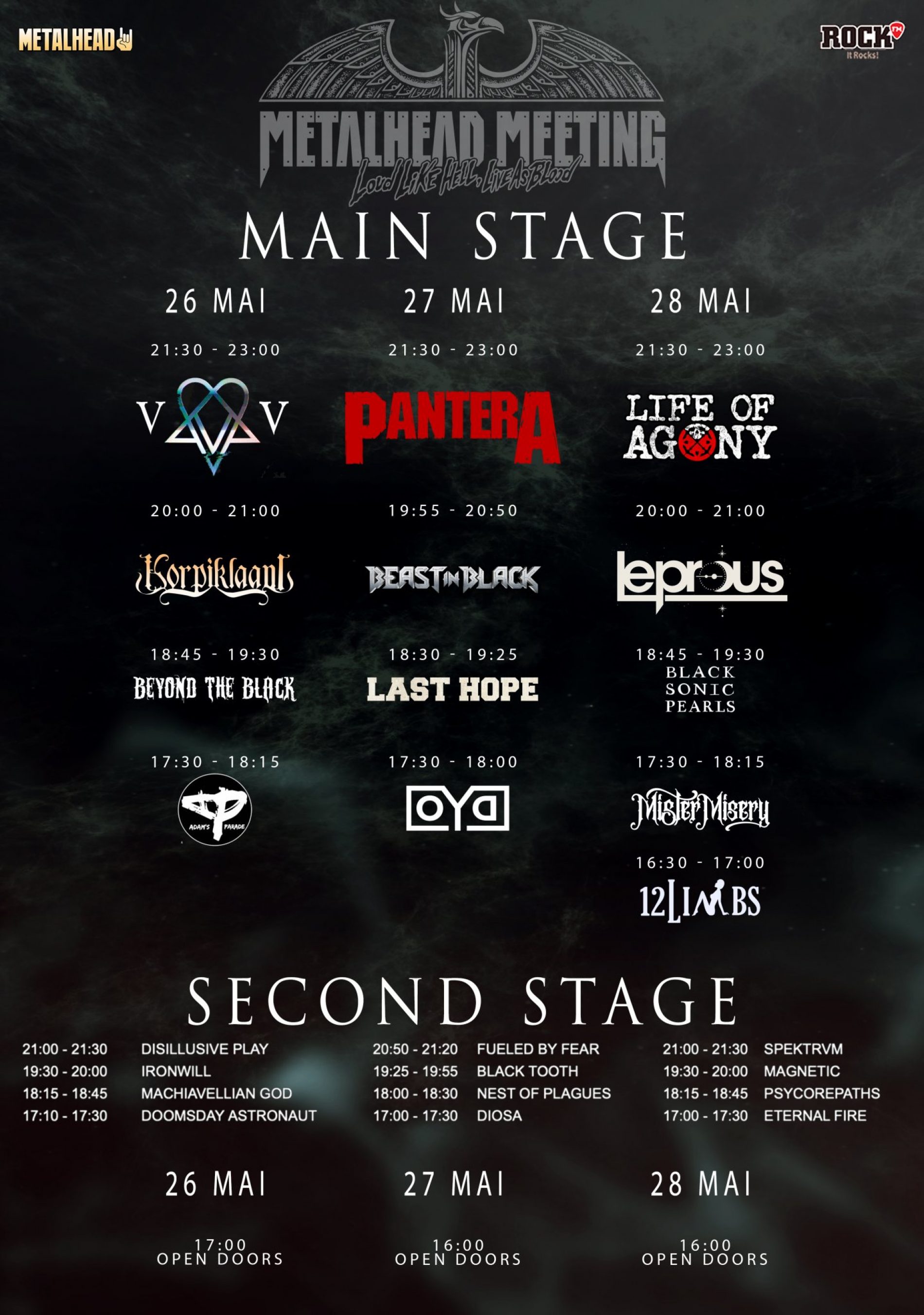 Metalhead Meeting 2023: Program și reguli de acces