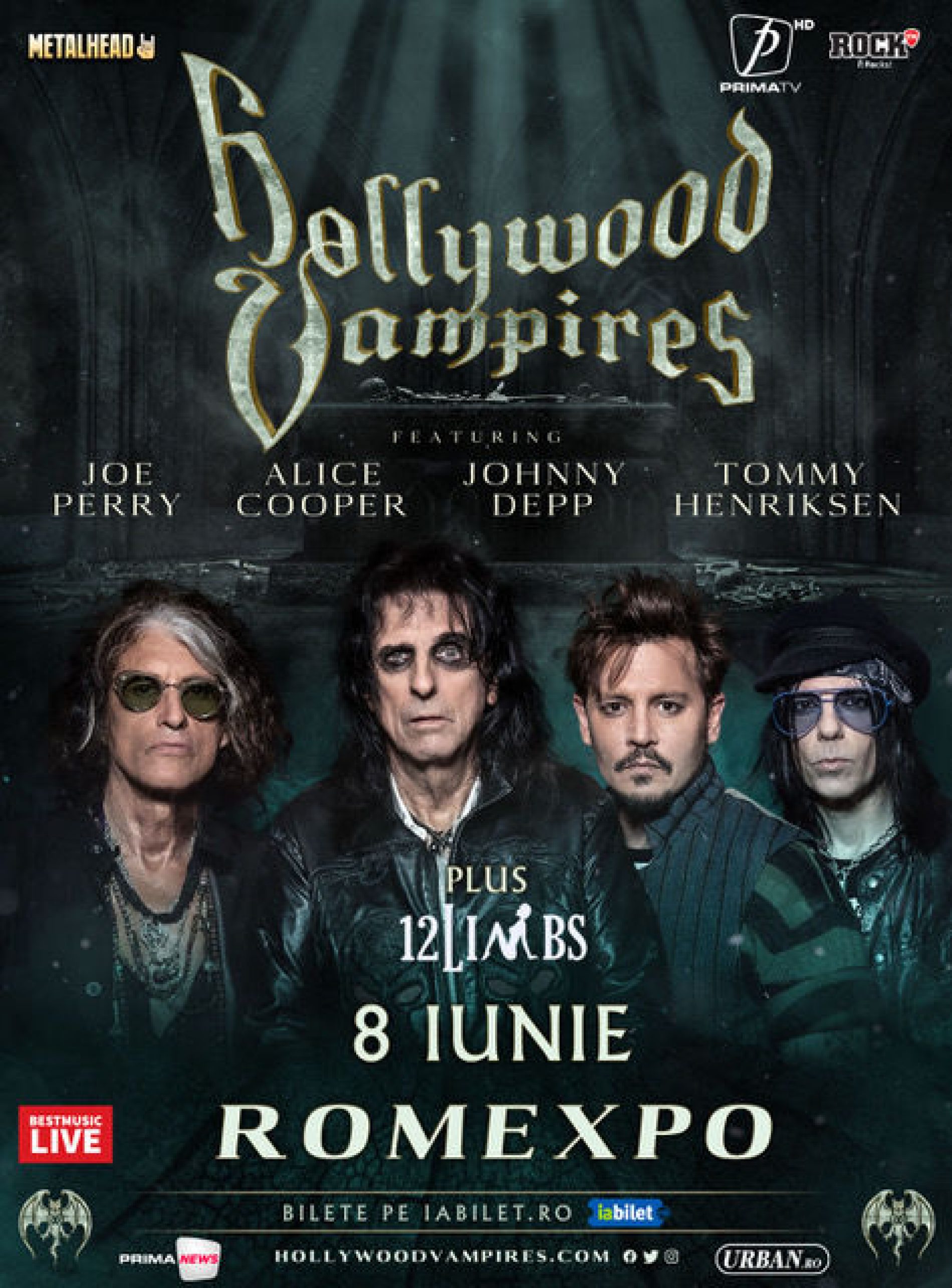 Hollywood Vampires la Romexpo: Încă o trupă pe afiș, program și reguli de acces