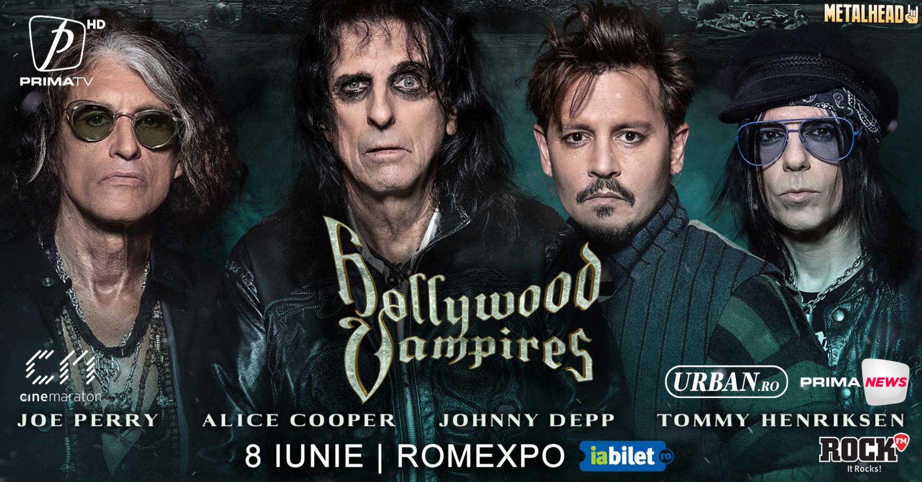Galerie foto concert Hollywood Vampires și 12 Limbs la Romexpo