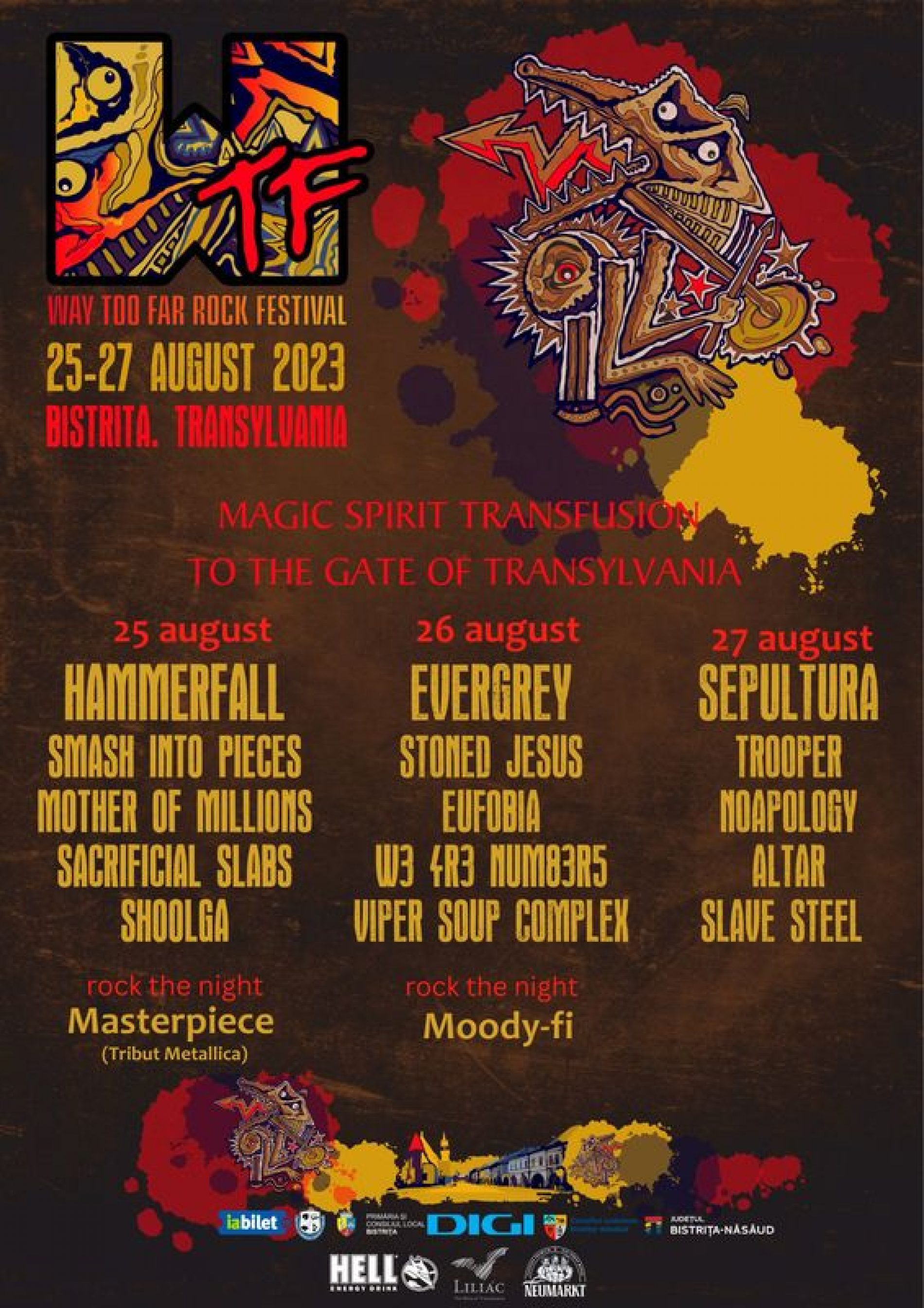 Cu Sepultura, HammerFall, Evergrey și mulți alții, Bistrița își face loc pe harta festivalurilor din Europa