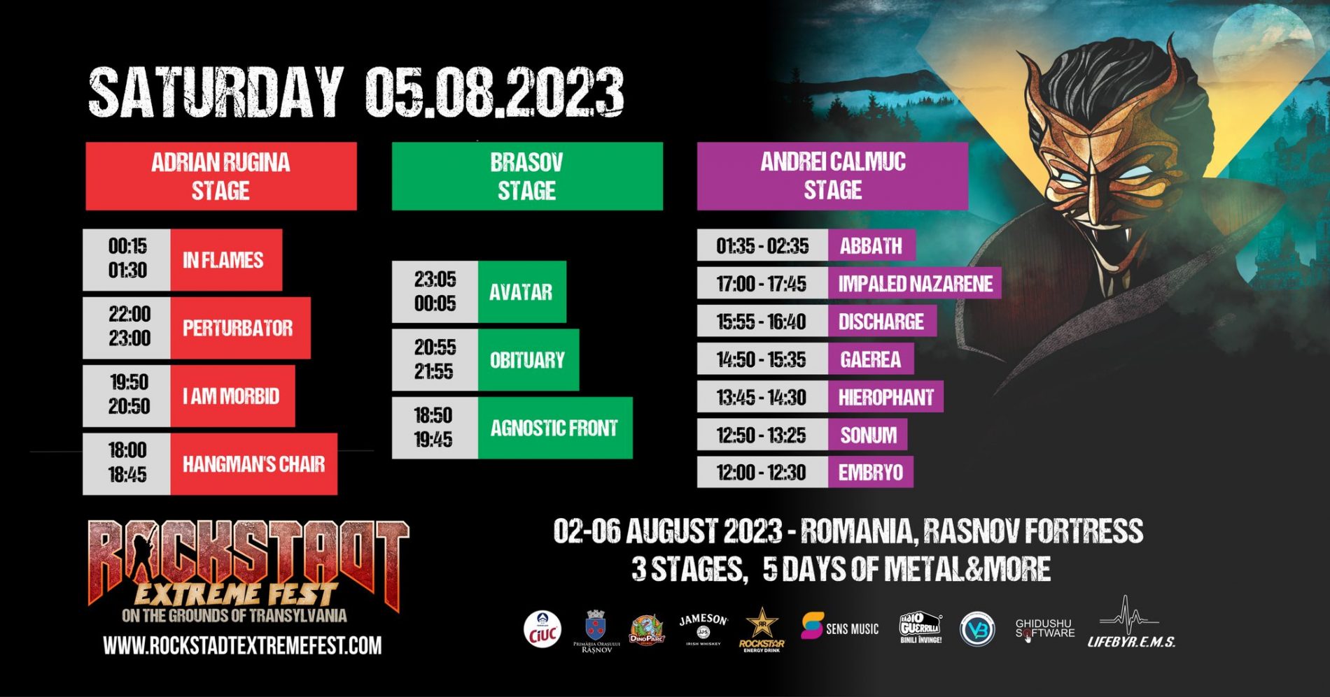 Program complet Rockstadt Extreme Fest 2023