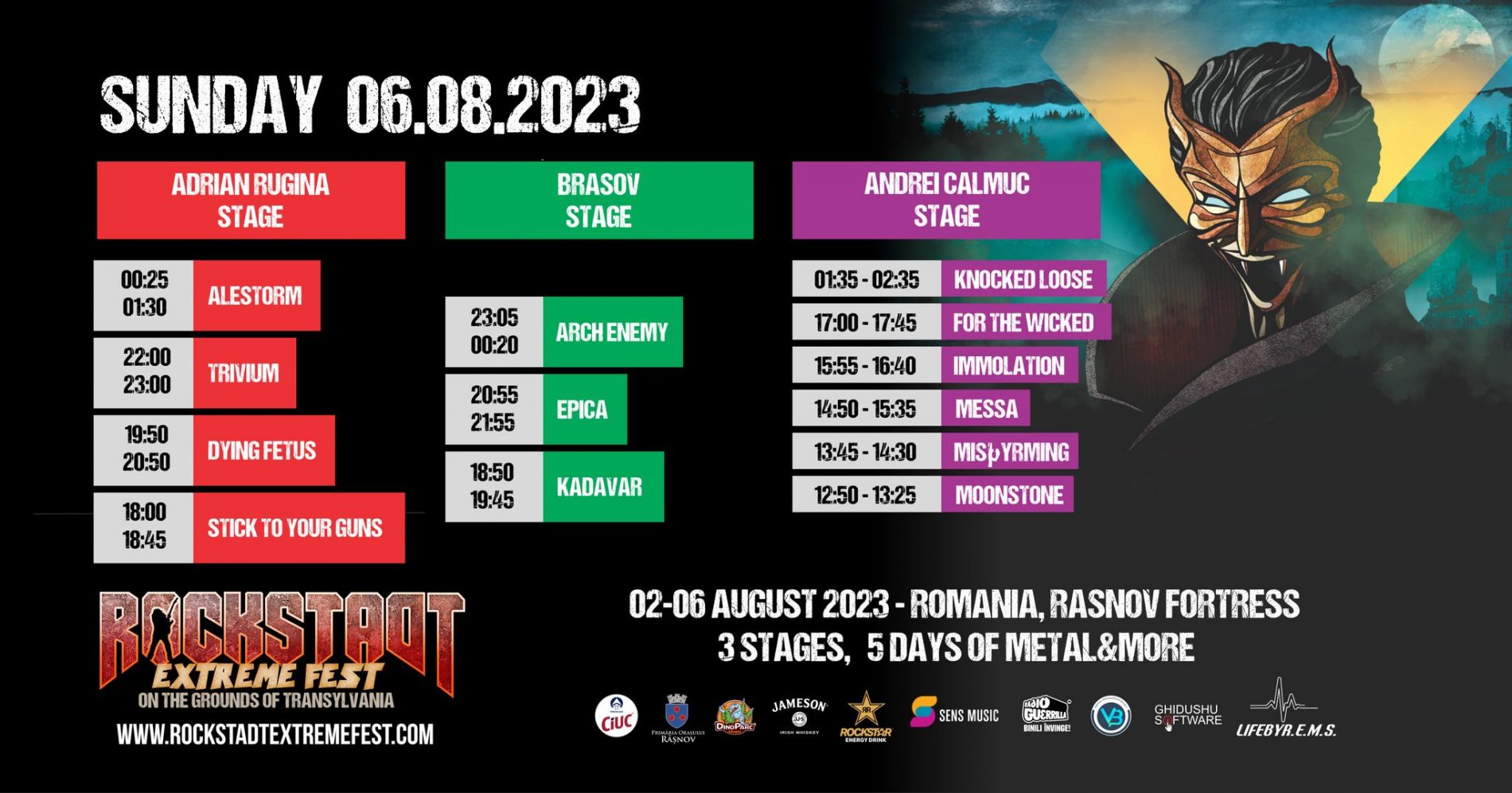 Program complet Rockstadt Extreme Fest 2023