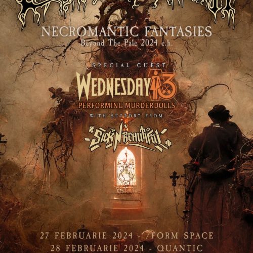 Cradle of Filth va susține 2 concerte în România alături de Wednesday 13 și Sick N’ Beautiful