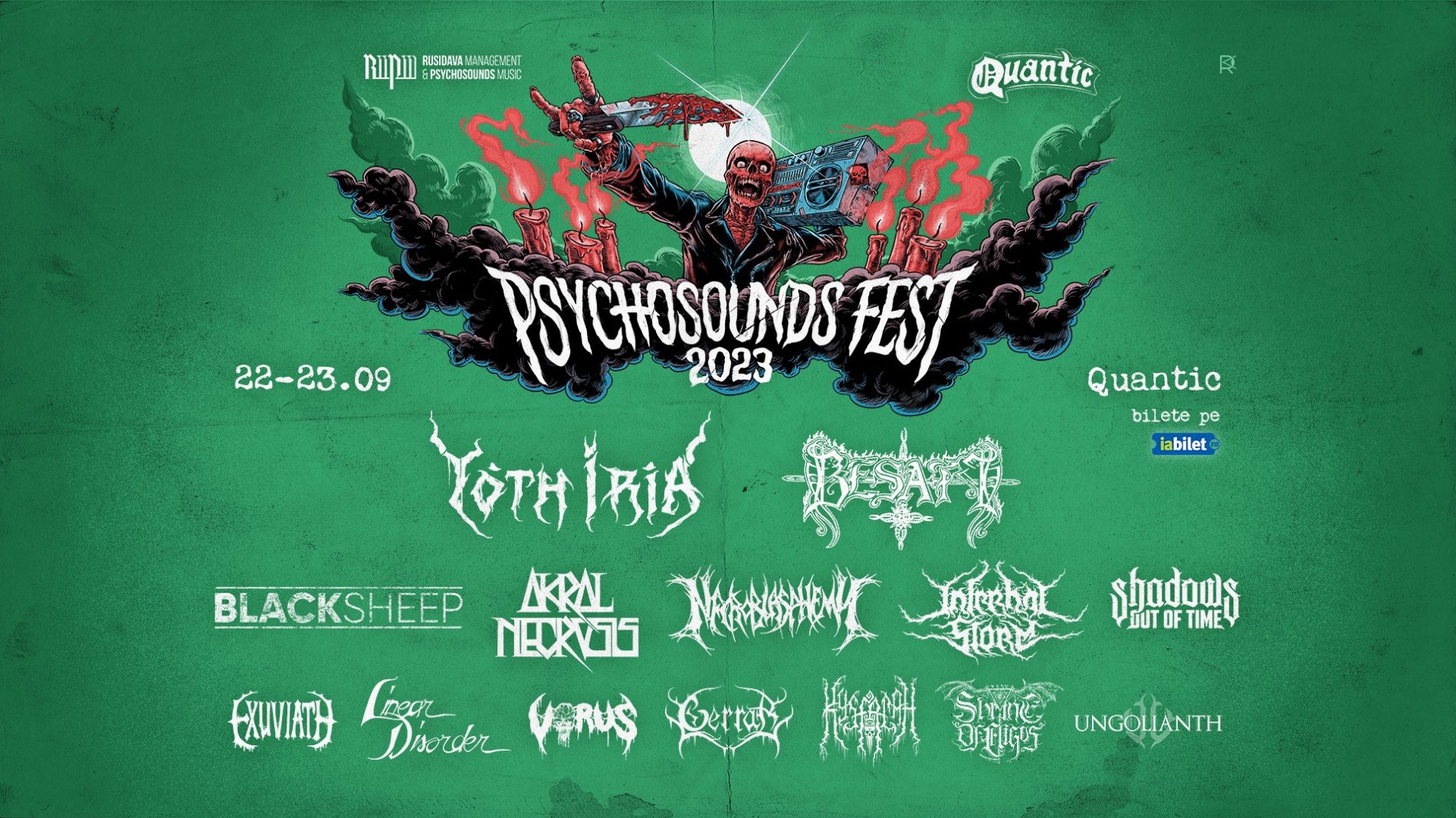 Psychosounds Fest 2023: Line-up final și program pe zile