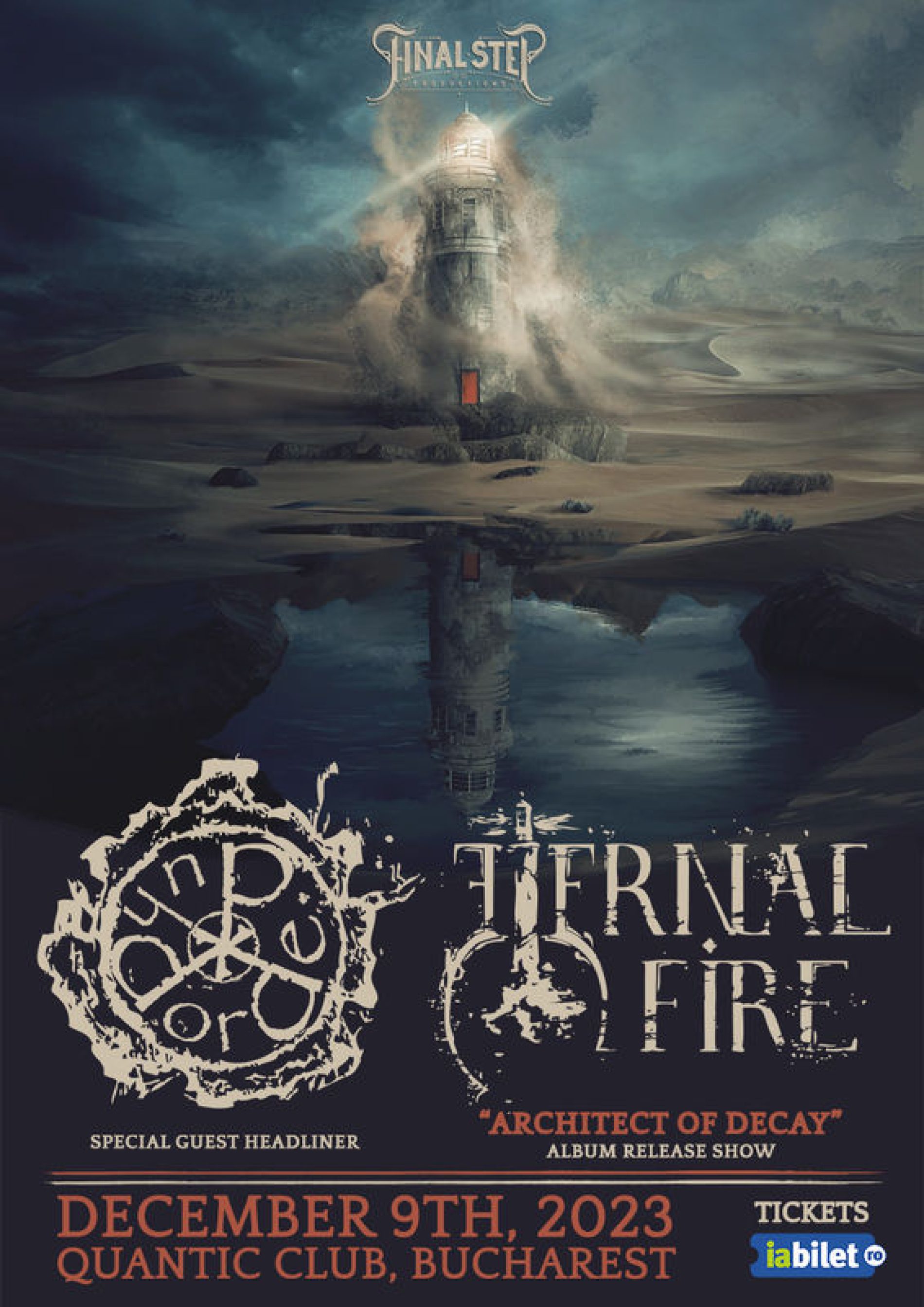 Angelcrypt se alătură dordeduh și Eternal Fire pe 9 decembrie 2023 în Quantic Club