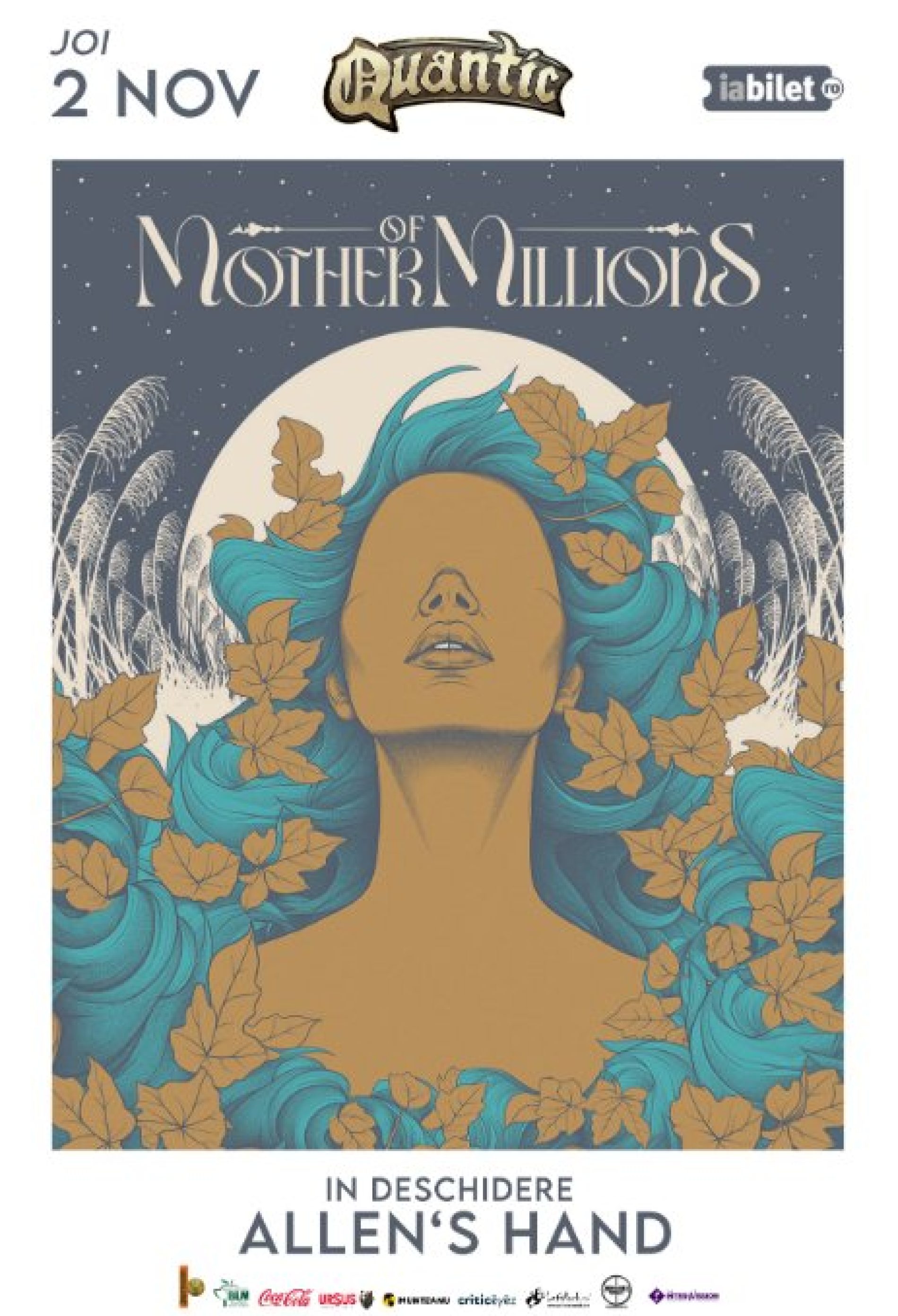 Concert prog cu Mother of Millions și Allen’s Hand în Quantic Club pe 2 noiembrie