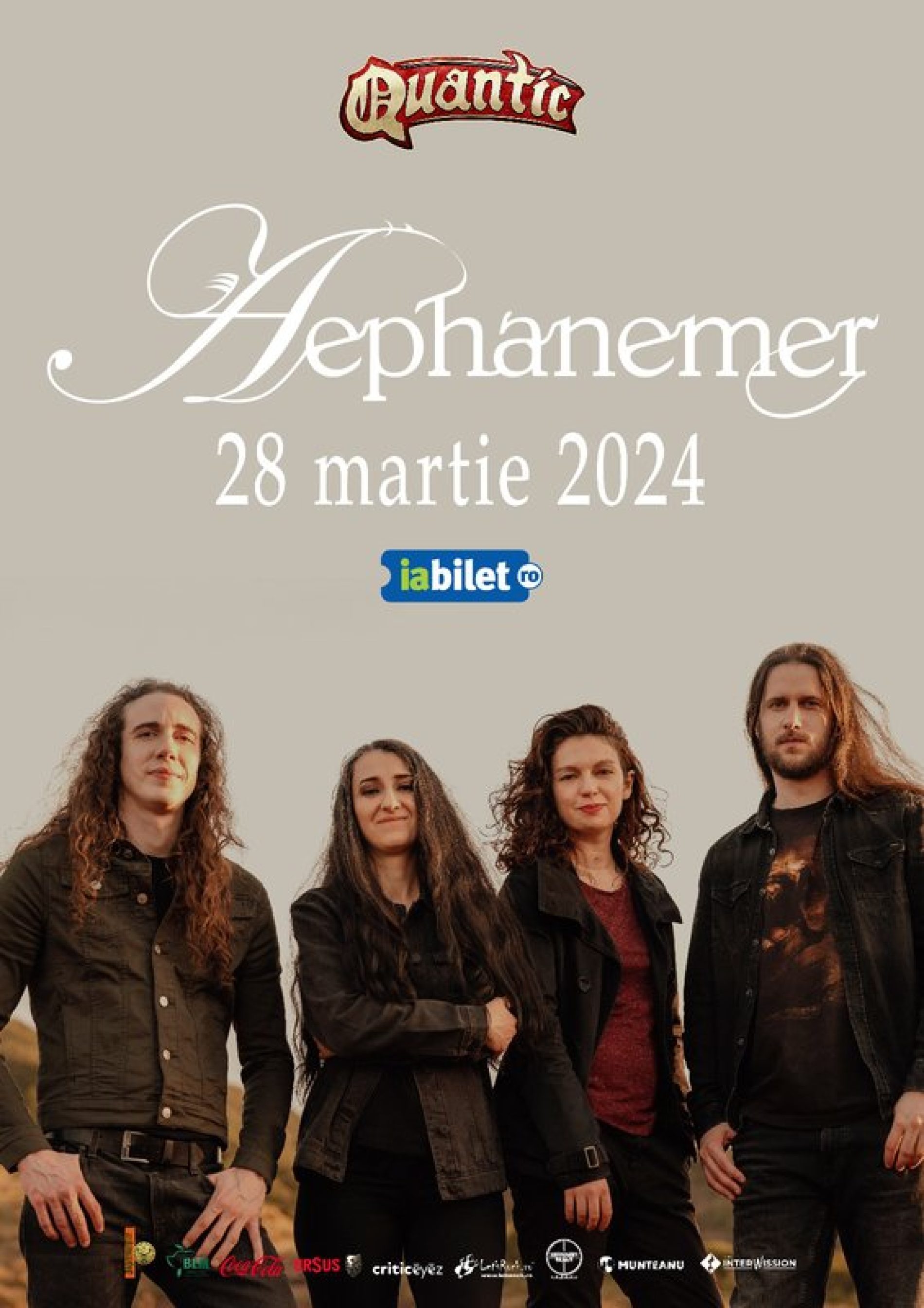 Concert Aephanemer în Club Quantic