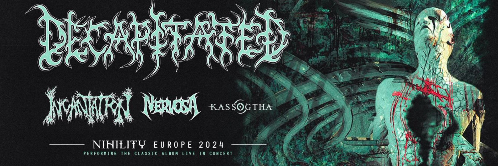 Galerie foto concert Decapitated, Incantation, Nervosa și Kassogtha în Quantic