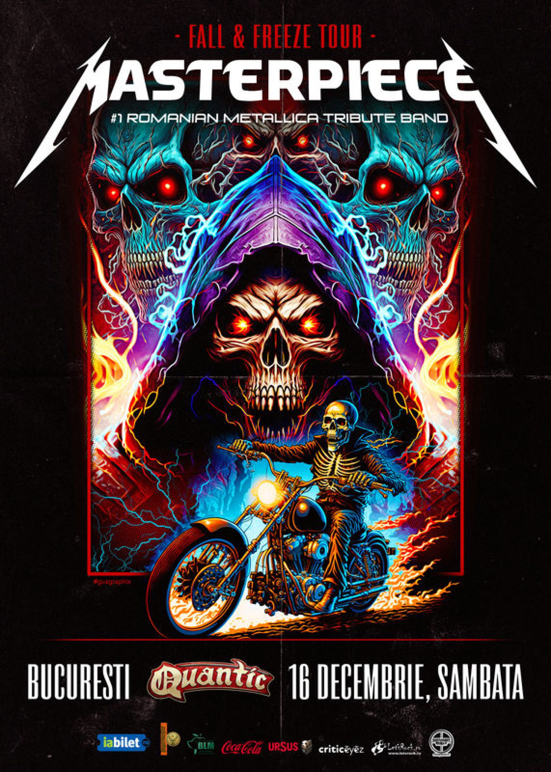 Concert Masterpiece (Tribut Metallica) în Quantic
