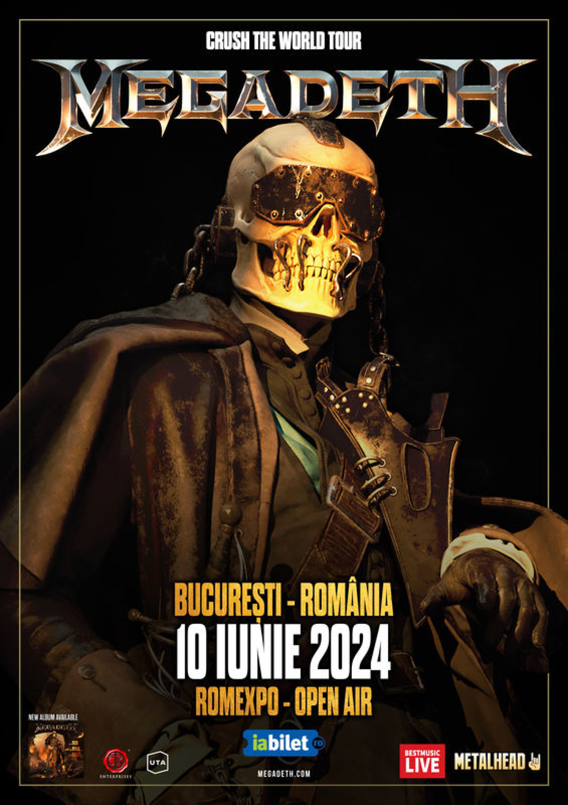 Megadeth cântă la București