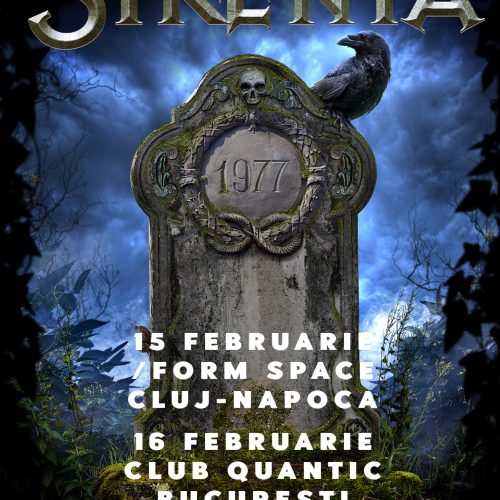 Sirenia va concerta în Cluj-Napoca și în București