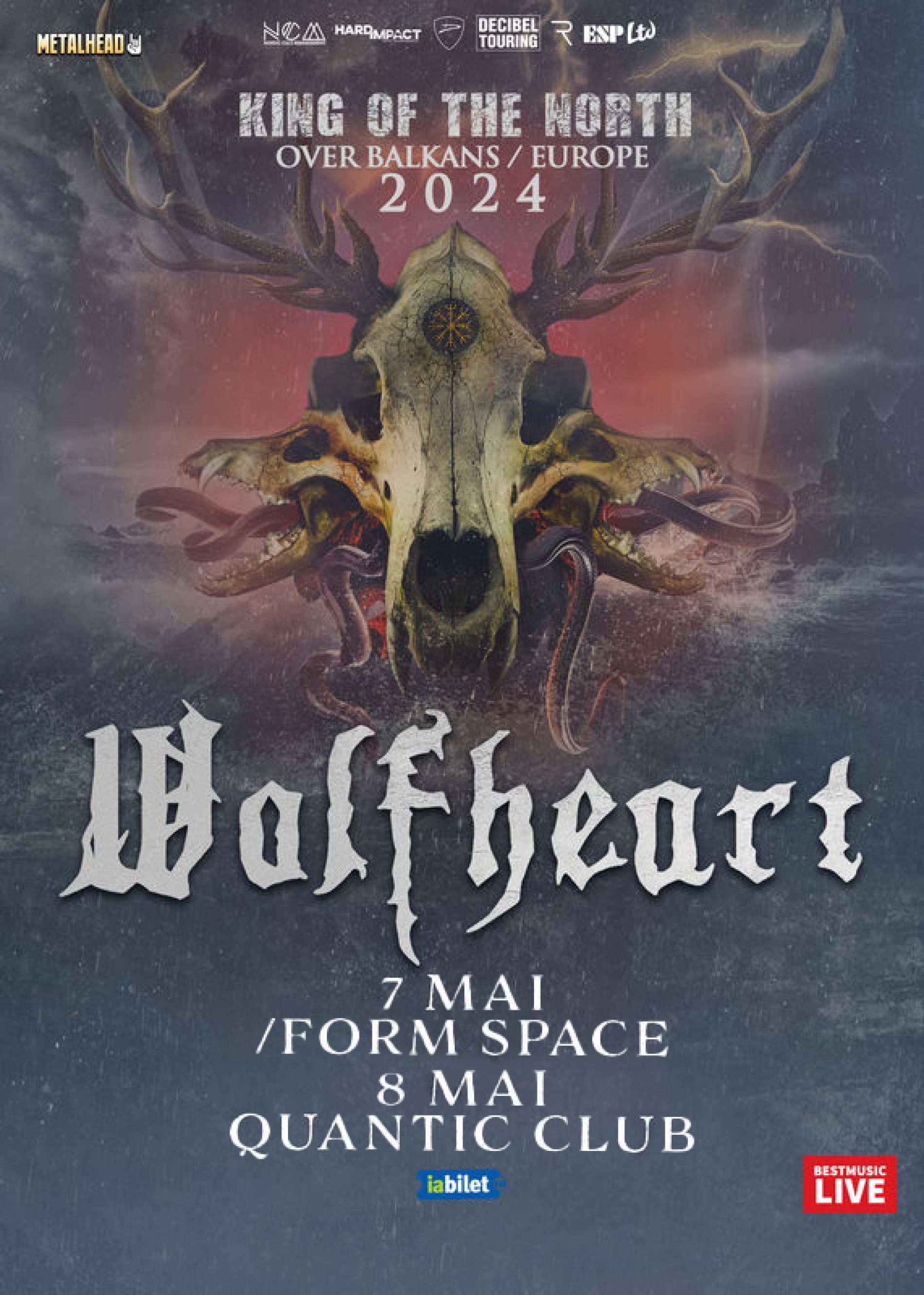 Wolfheart va susține două show-uri în România