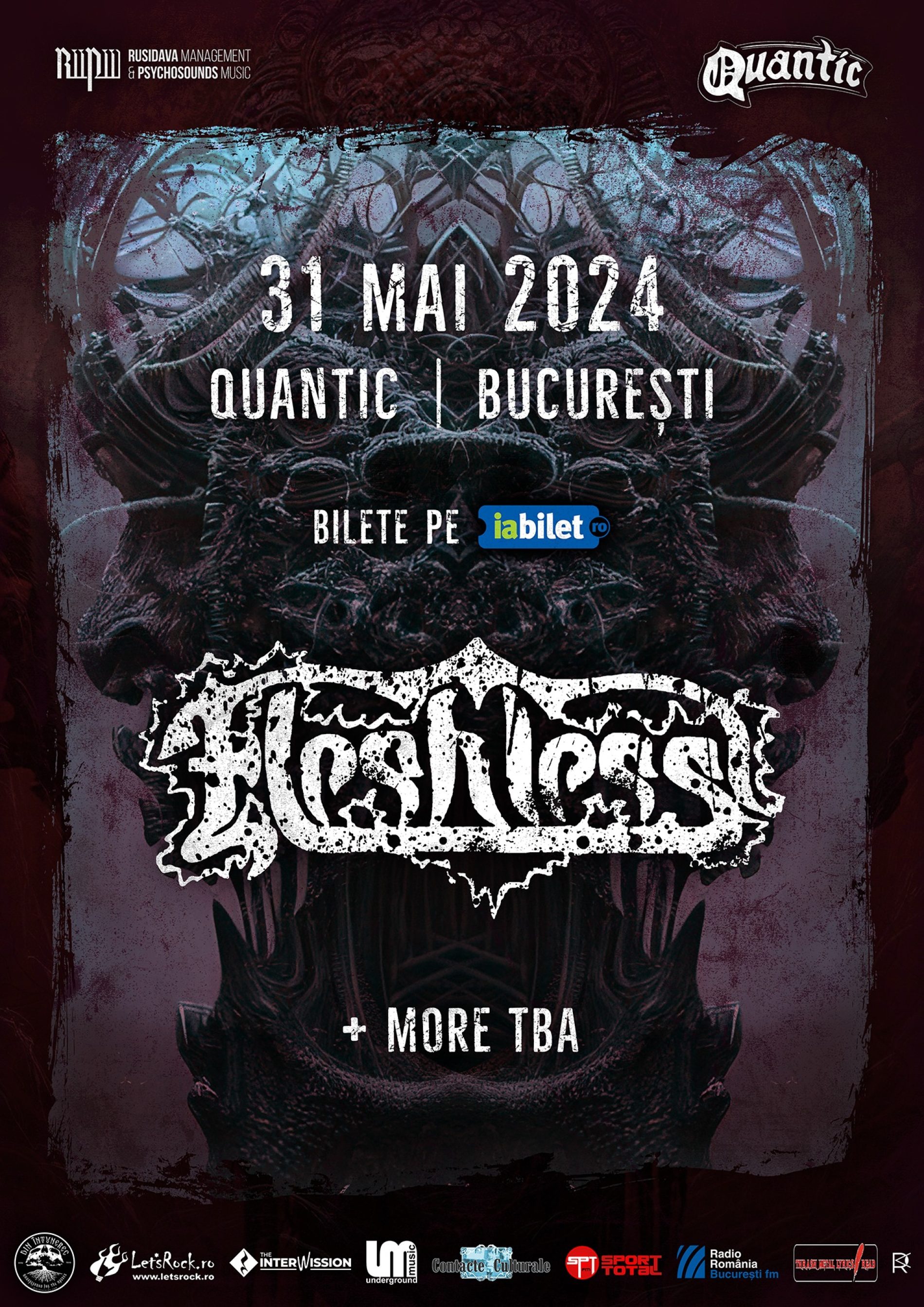 Concert Fleshless în Quantic