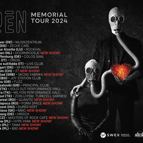 Soen anunță noi date pentru turneul european Memorial Tour 2024