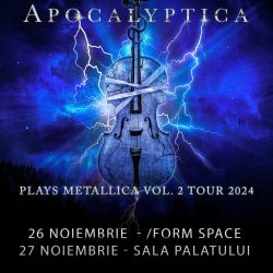 Apocalyptica plays Metallica la Cluj-Napoca și București