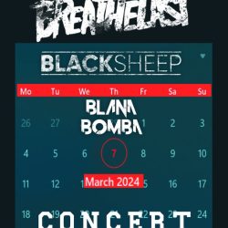 Concert Breathelast, BlackSheep și Blană Bombă în Quantic