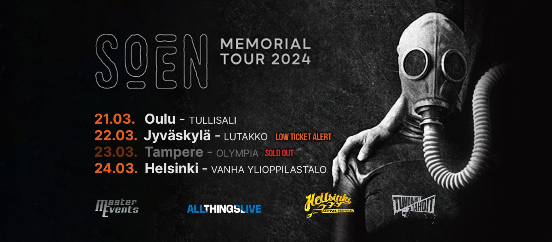 Galerie foto concert Soen și Naryan la Tullisali