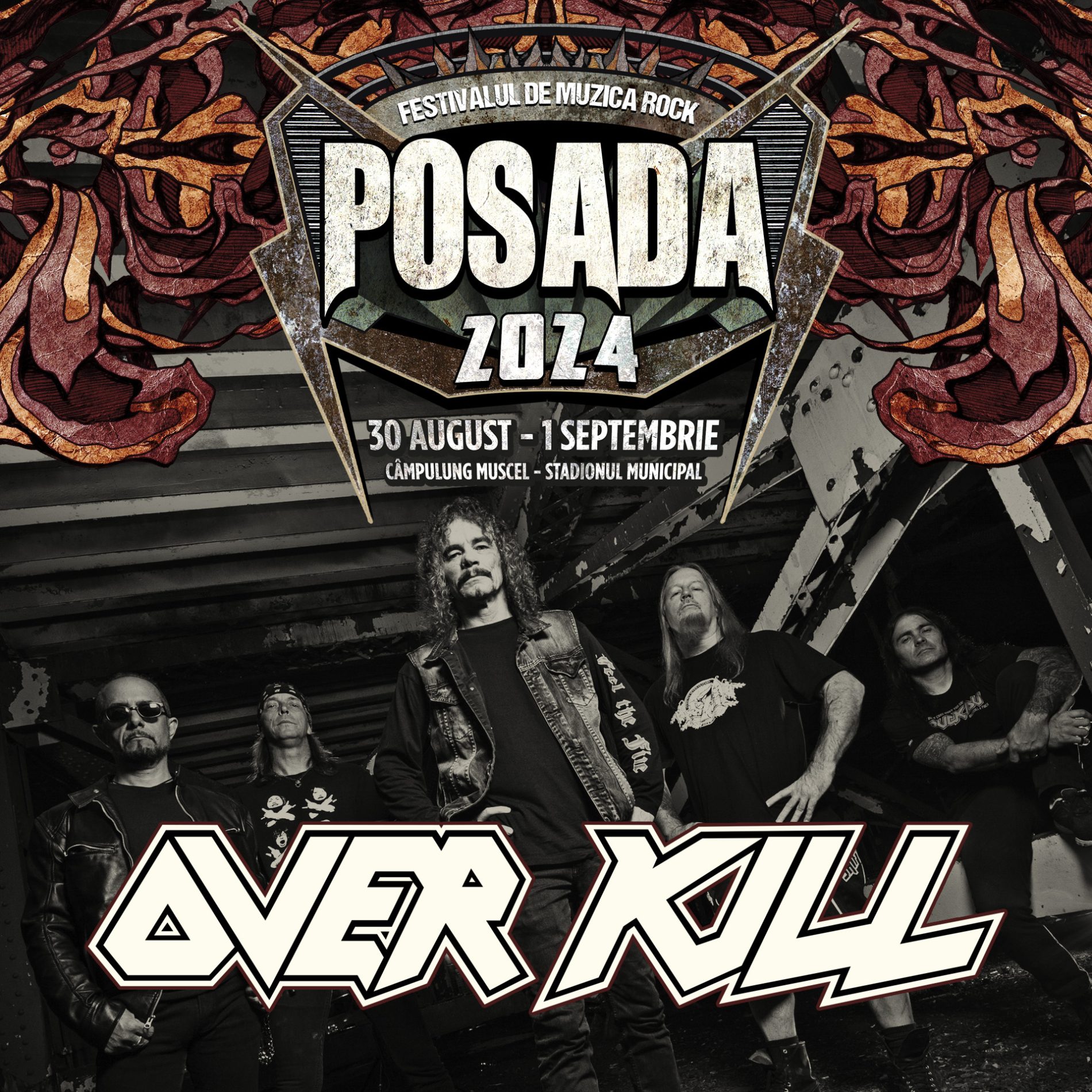 Overkill, Benediction, Vola, Temic Și Parasite Inc. vin la Posada Rock 2024