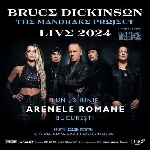 Bruce Dickinson la Arenele Romane: Program și reguli de acces
