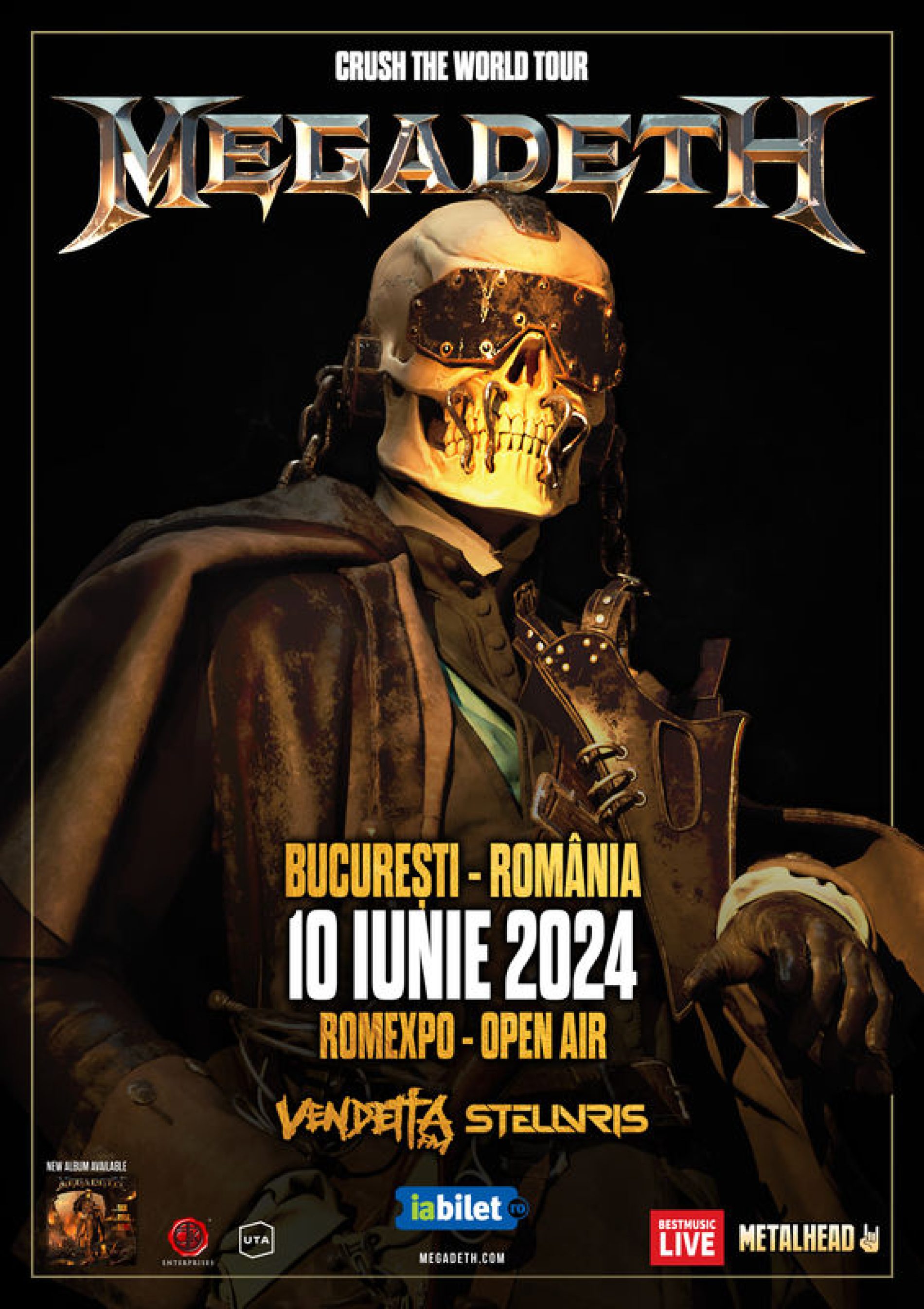 Megadeth la Romexpo: Program și reguli de acces