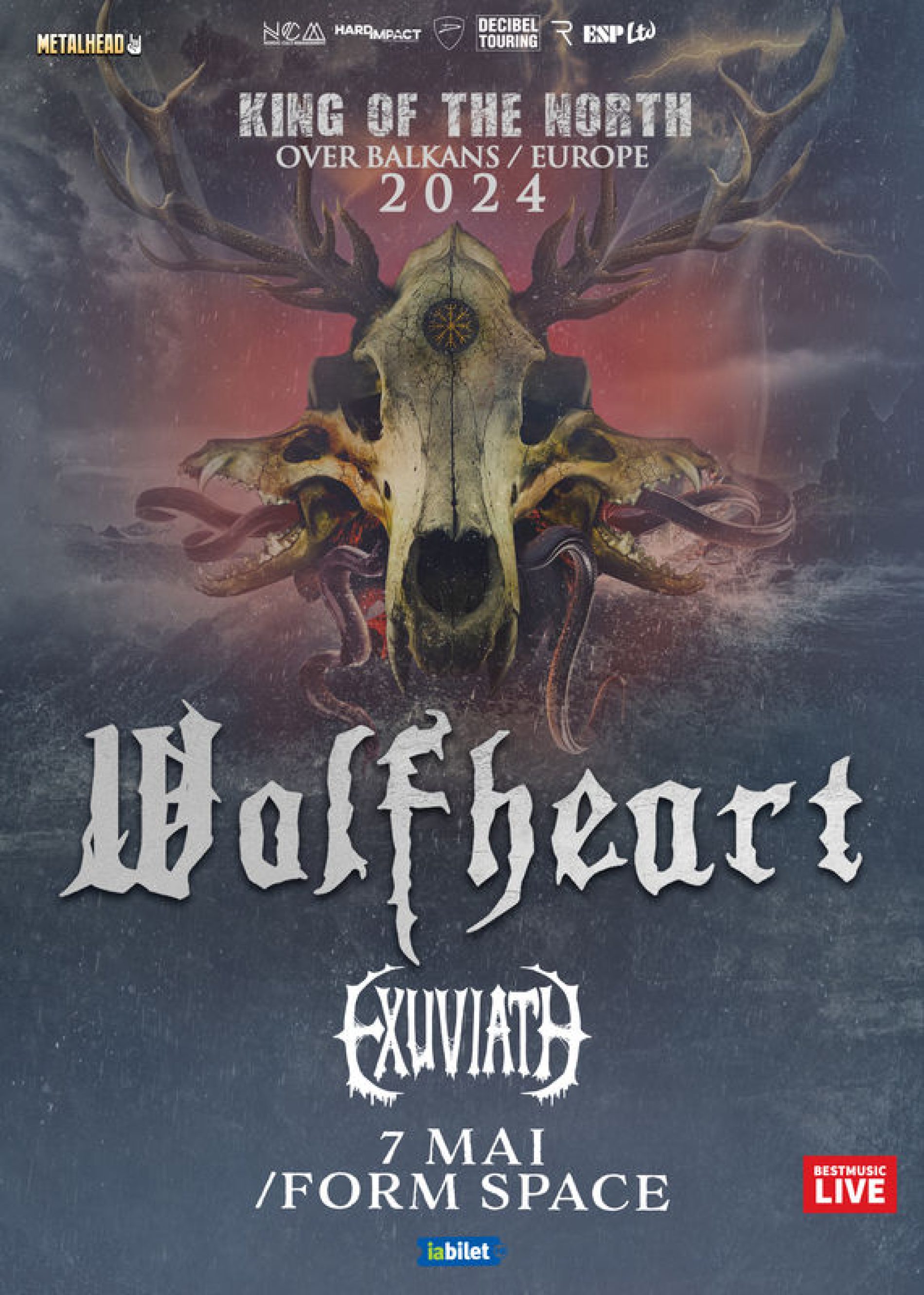 Exuviath deschide concertul Wolfheart din Cluj-Napoca