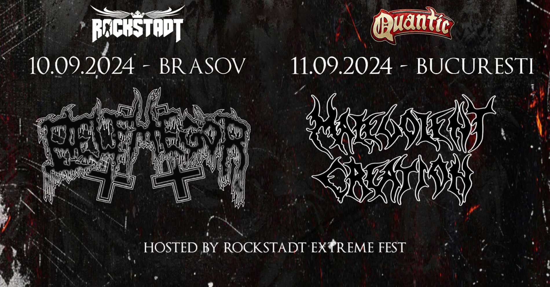 Belphegor și Malevolent Creation vor susține 2 concerte în România