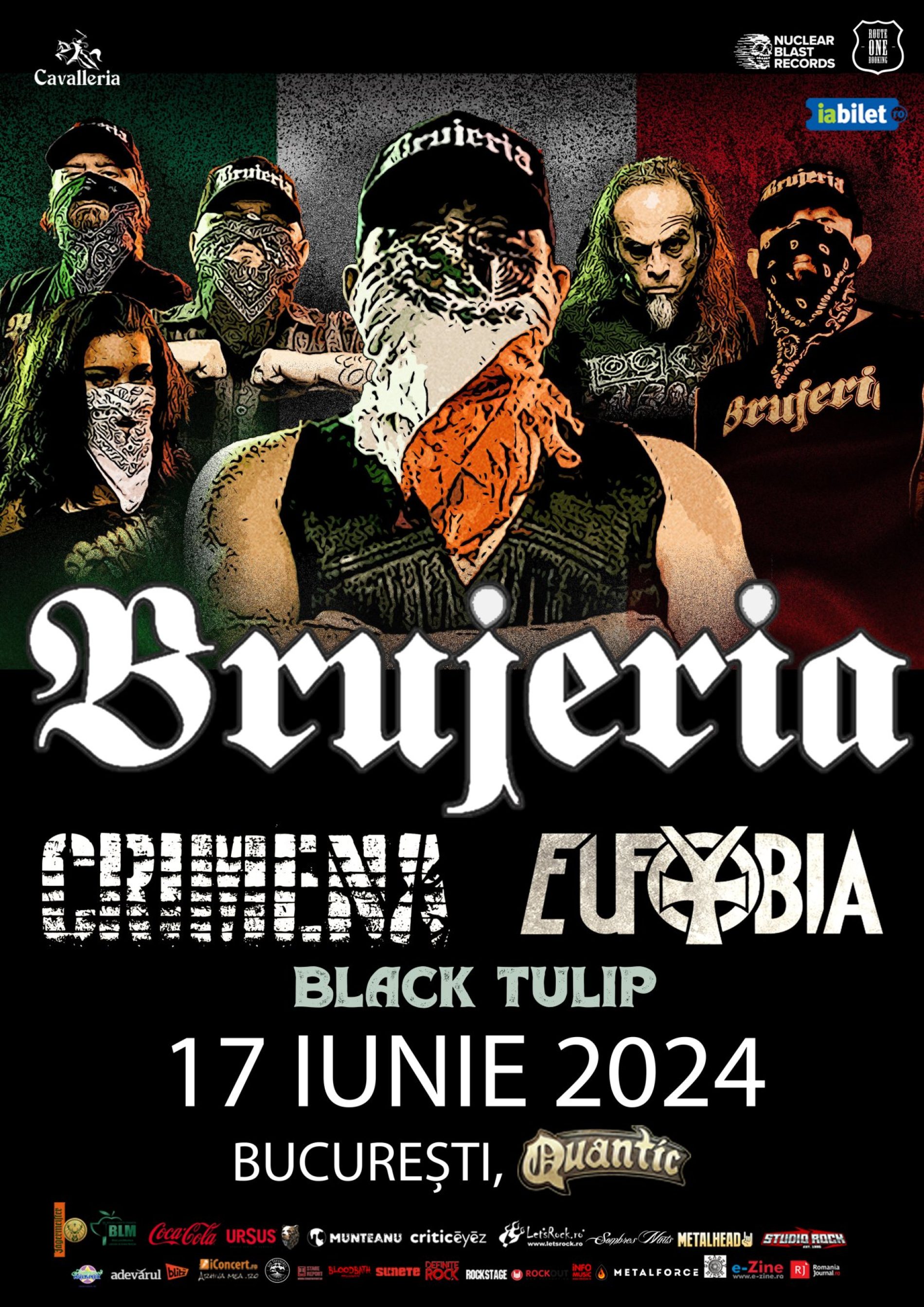 Brujeria cântă la București alături de Crimena, Eufobia și Black Tulip