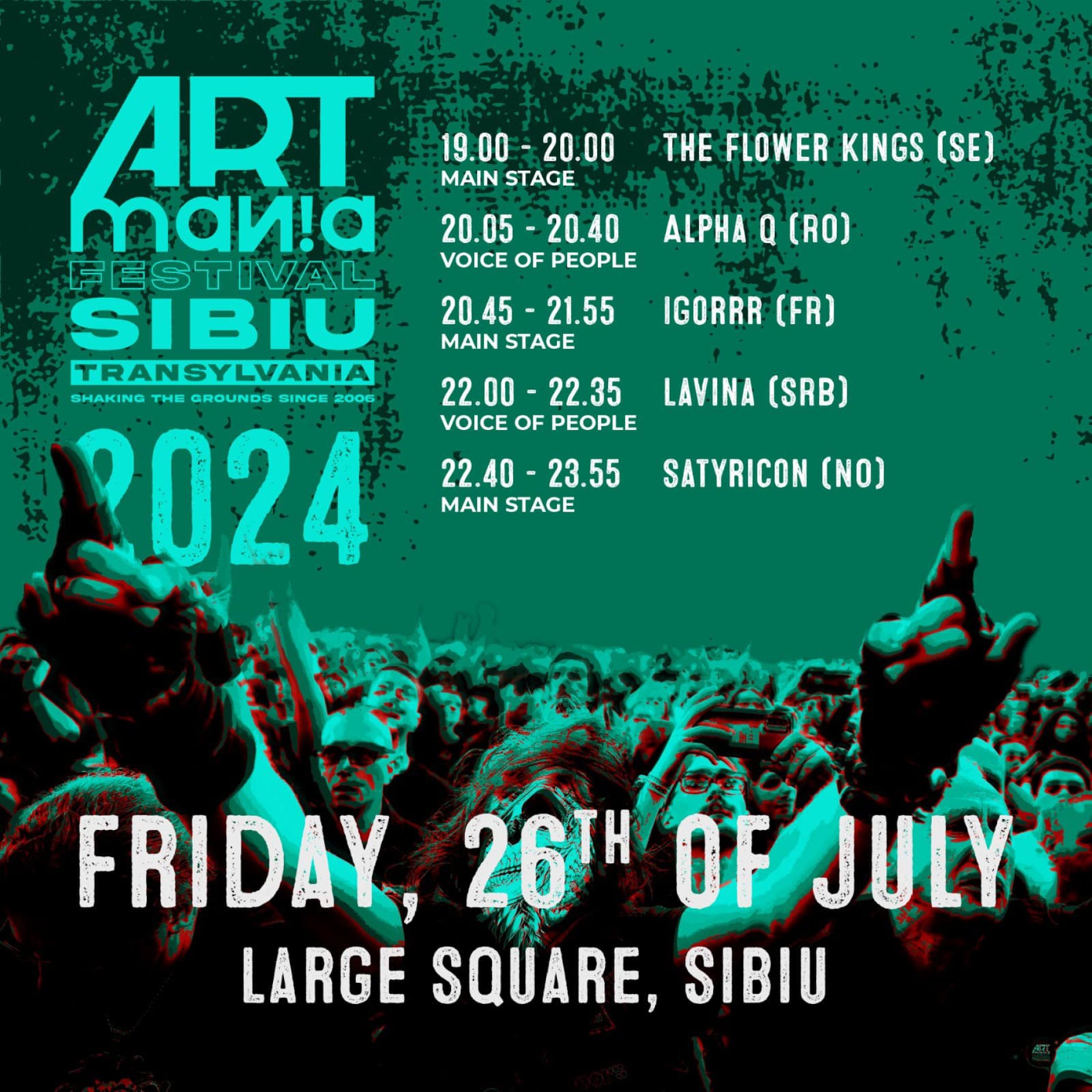 Lavina intră în line-up-ul ARTmania Festival 2024