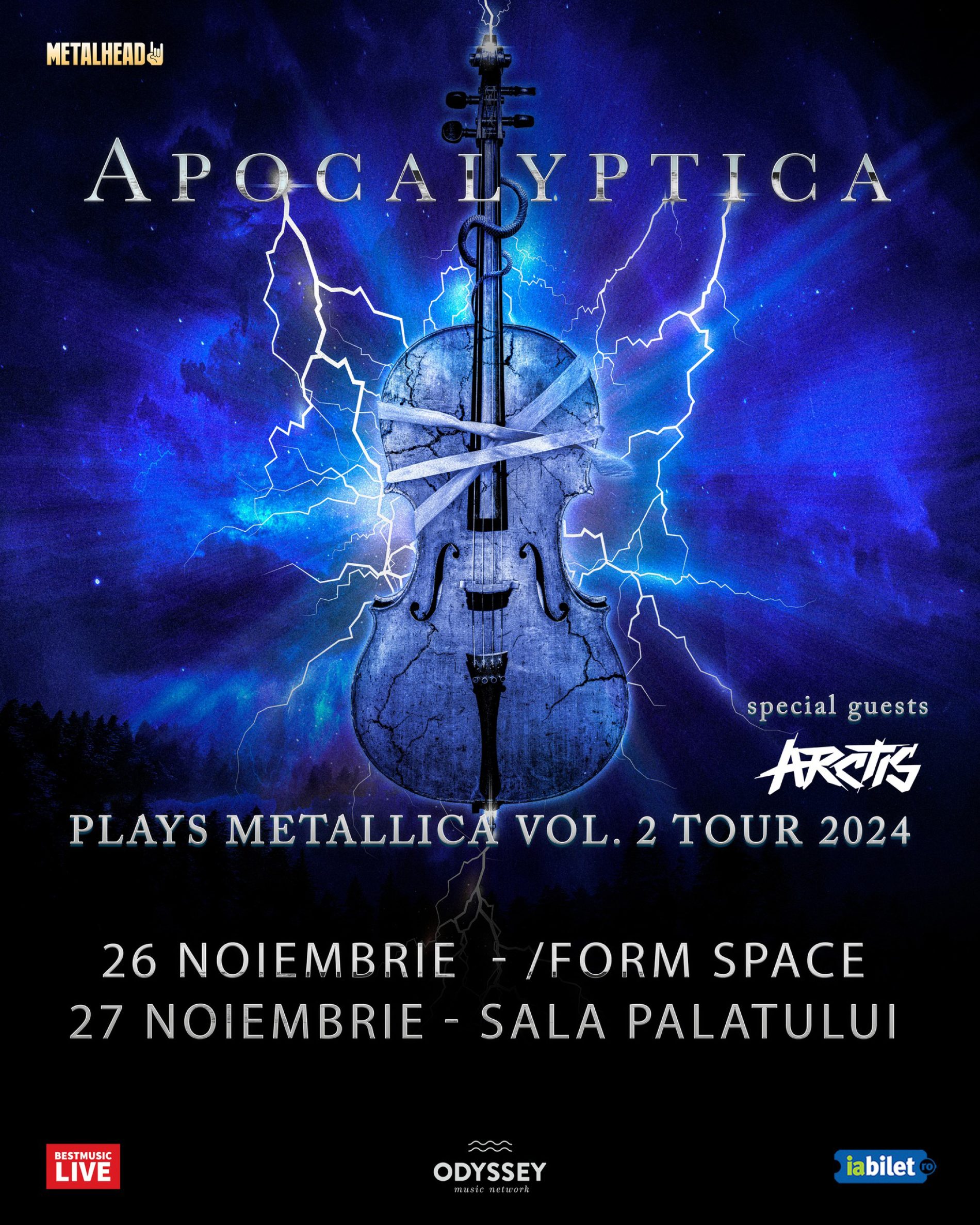 Concerte Apocalyptica în România: Program și reguli de acces