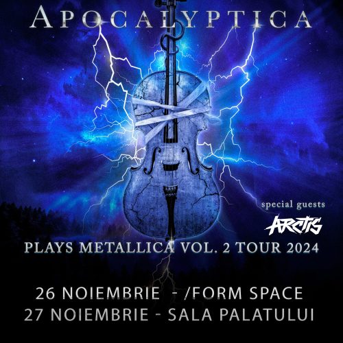 Arctis va deschide cele două concerte Apocalyptica din România
