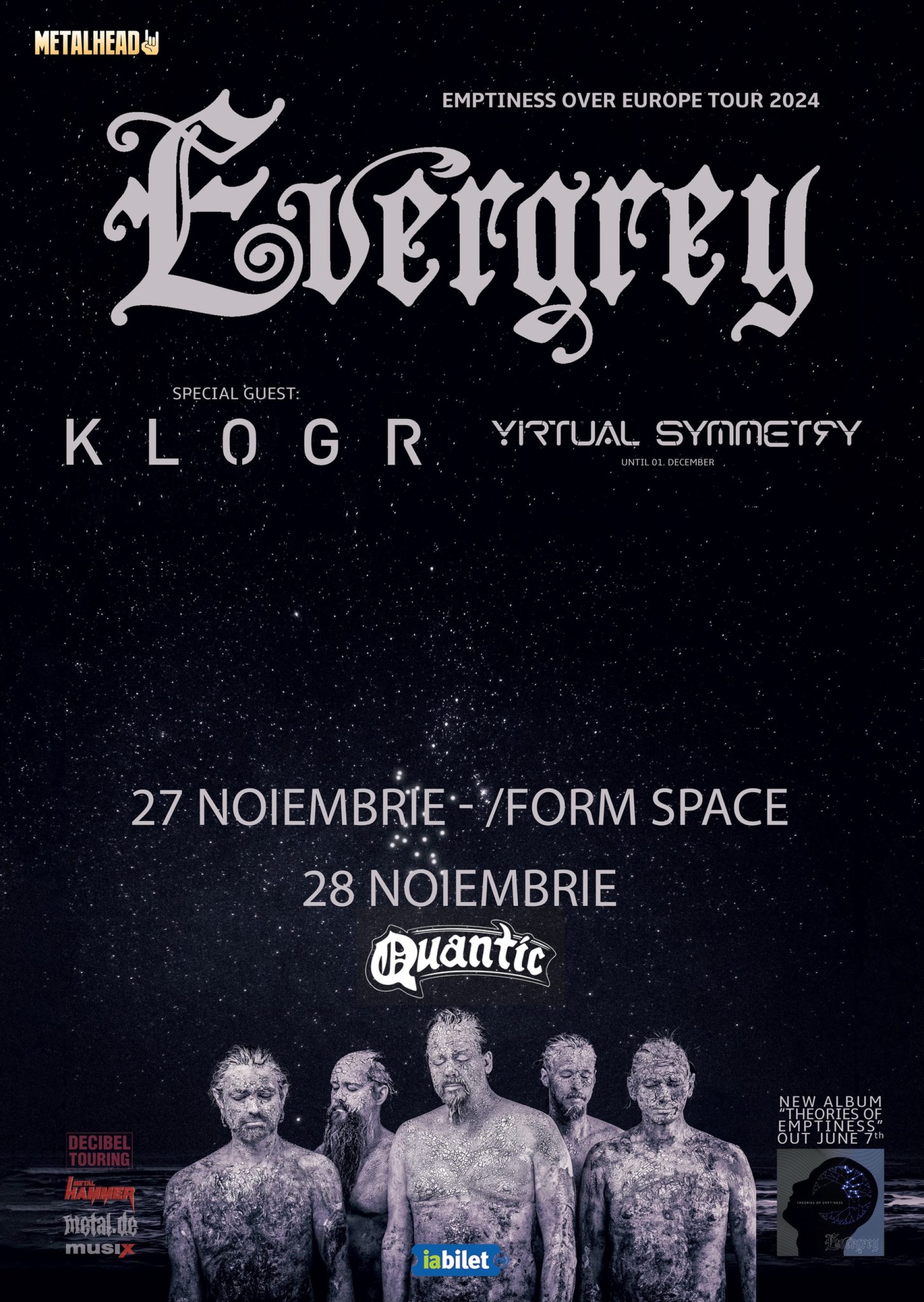 Evergrey la Cluj-Napoca și Bucuresti: Program și reguli de acces