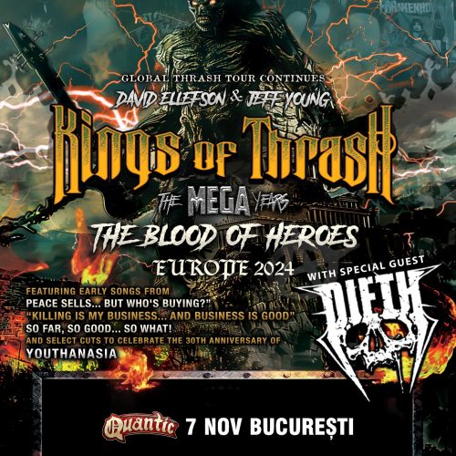 Două concerte Kings of Thrash în România