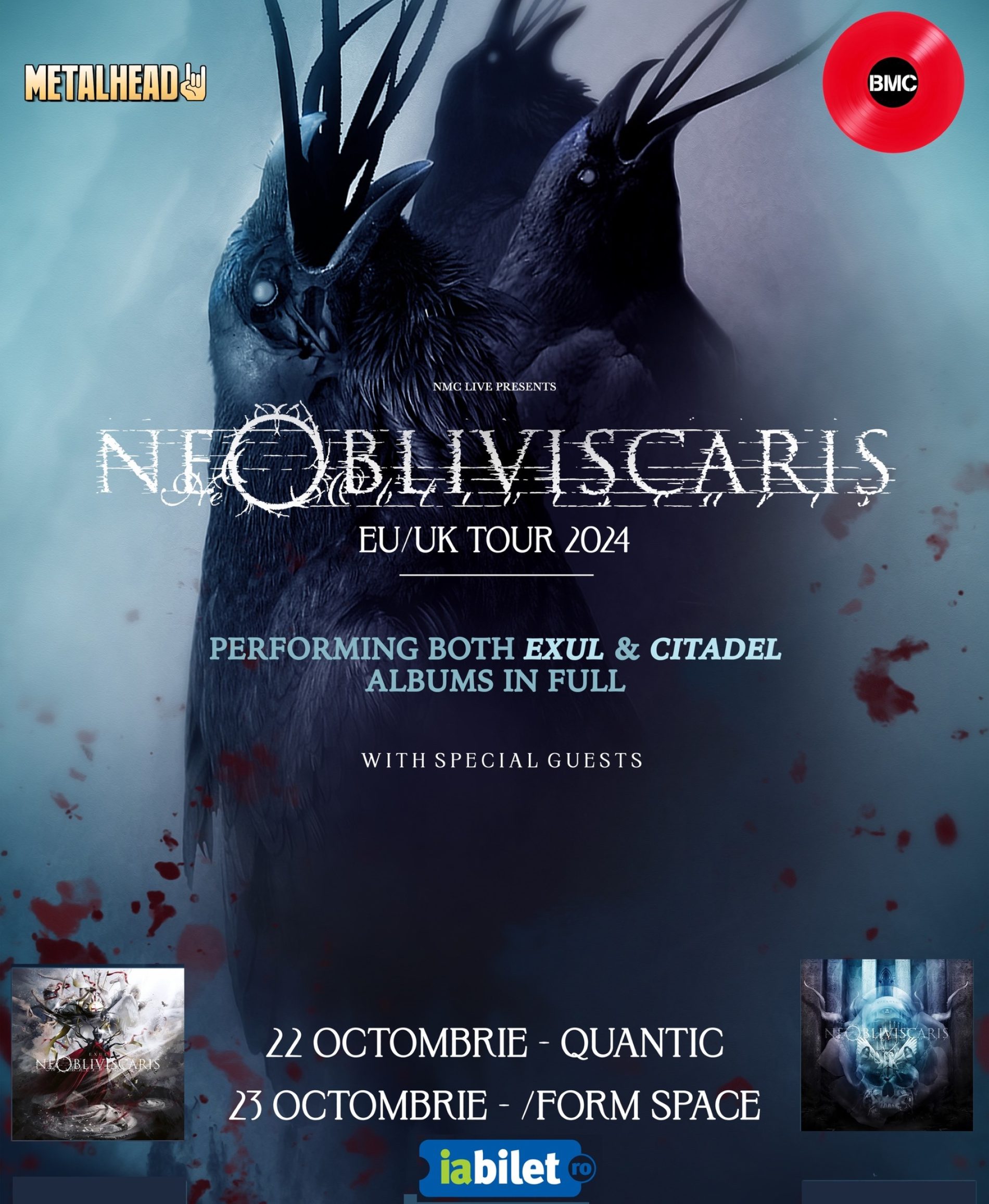 Ne Obliviscaris revine în România cu două concerte