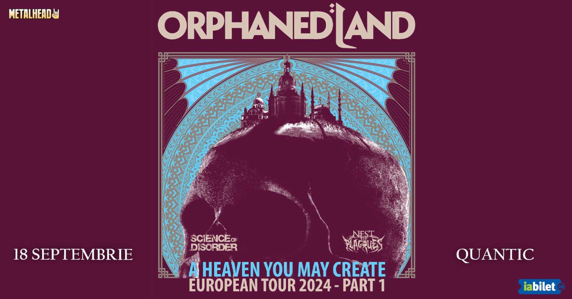 Galerie foto concert Orphaned Land, Science of Disorder, Lone Survivors și Nest of Plagues în Quantic