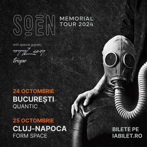 Oddland și Trope deschid concertele Soen de la București și Cluj-Napoca