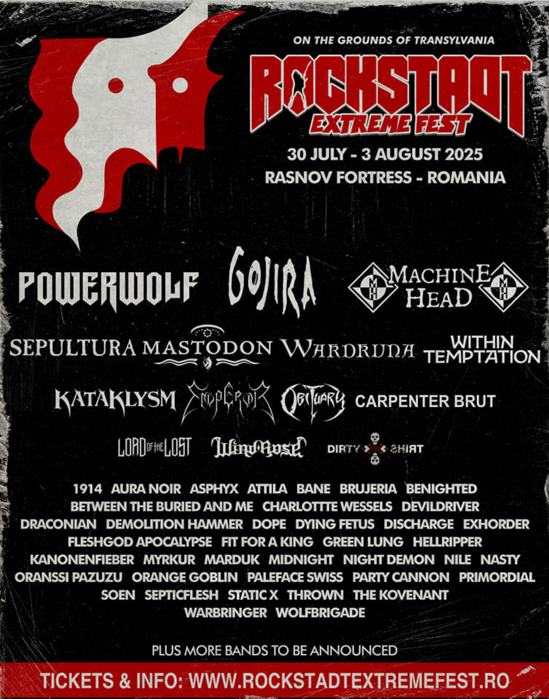 O nouă serie de confirmări pentru Rockstadt Extreme Fest 2025