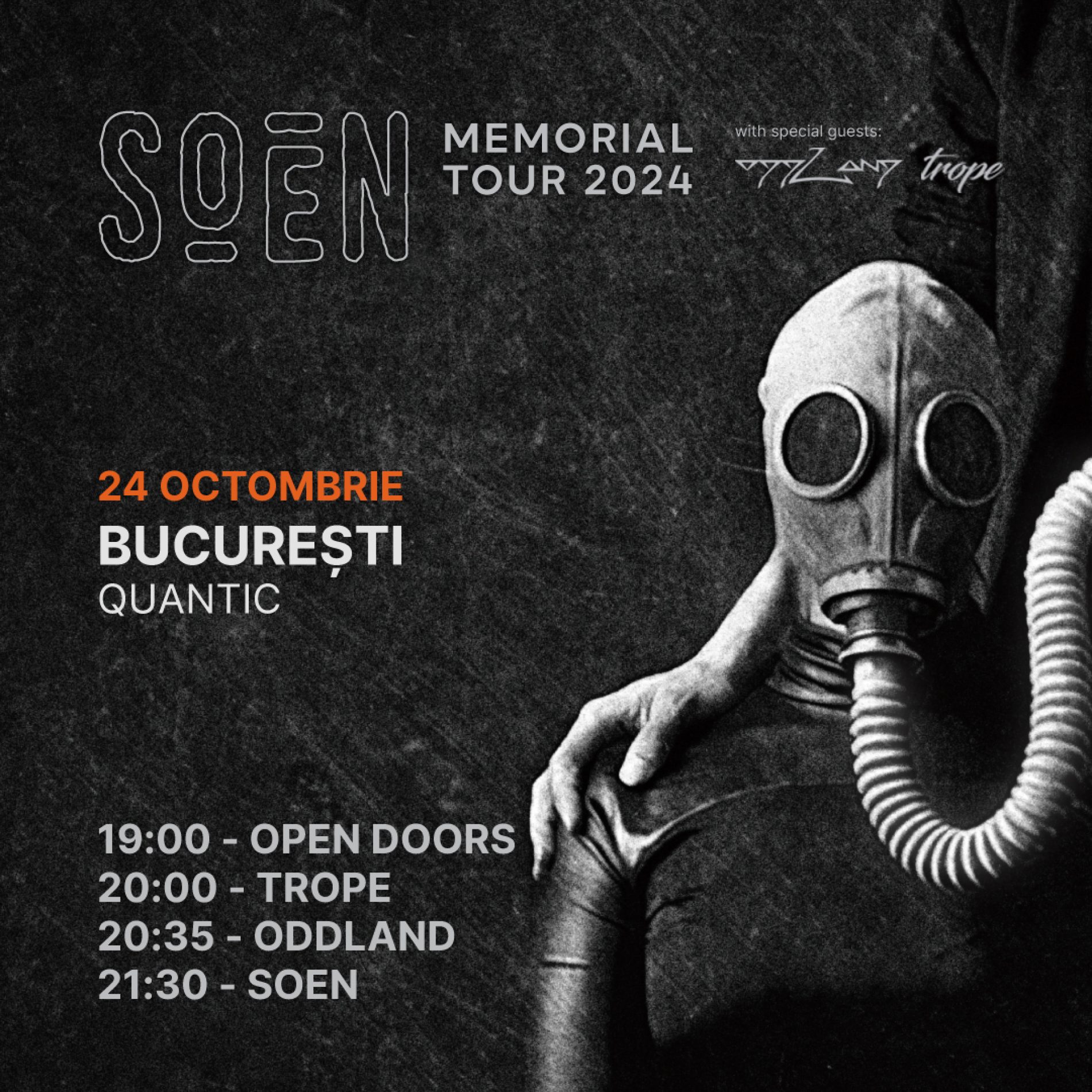 Concert Soen în Quantic: Program și reguli de acces