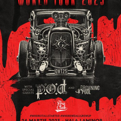 Godsmack, P.O.D. & Drowning Pool – „Fire Club” la Laminor Arena: Program și reguli de acces
