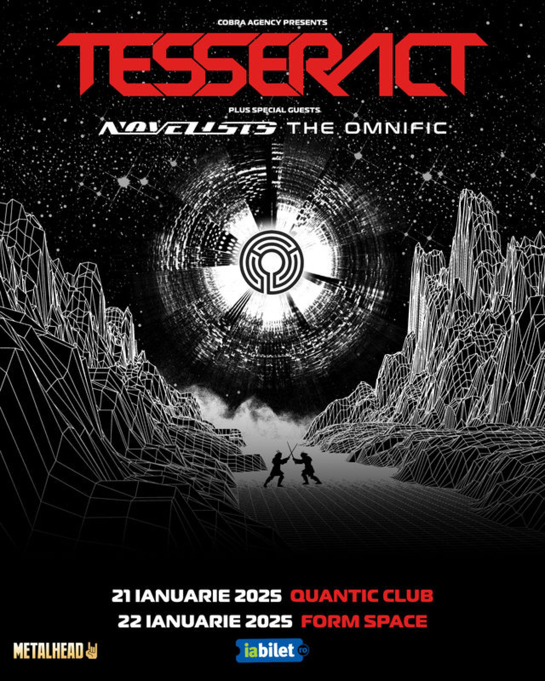 The Omnific va deschide concertele Tesseract din România