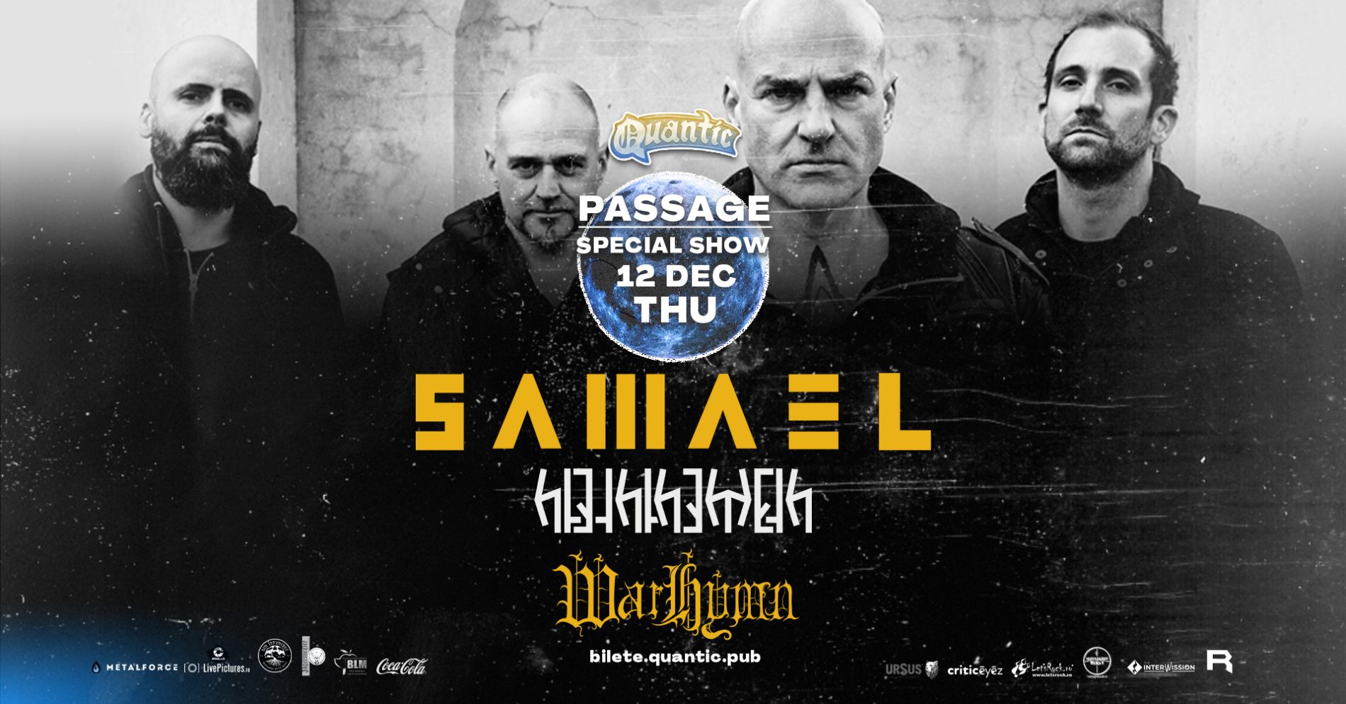 Galerie foto concert Samael, Hteththemeth și WarHymn în Quantic