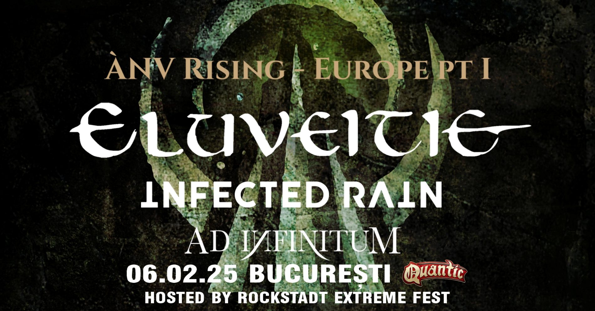 Galerie foto concert Eluveitie, Infected Rain și Ad Infinitum în Quantic