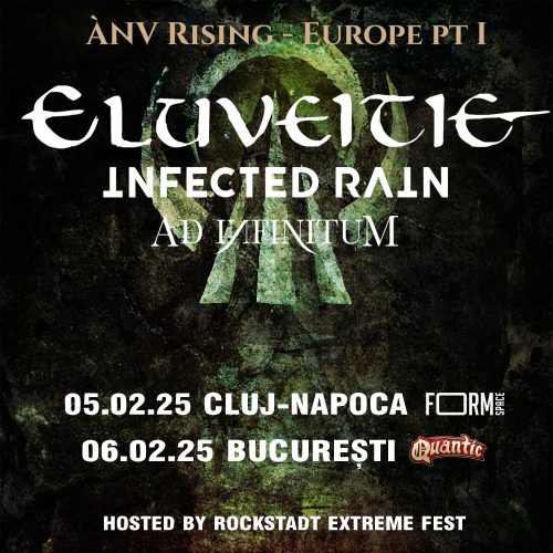 Eluveitie și Infected Rain vor susține două concerte în România