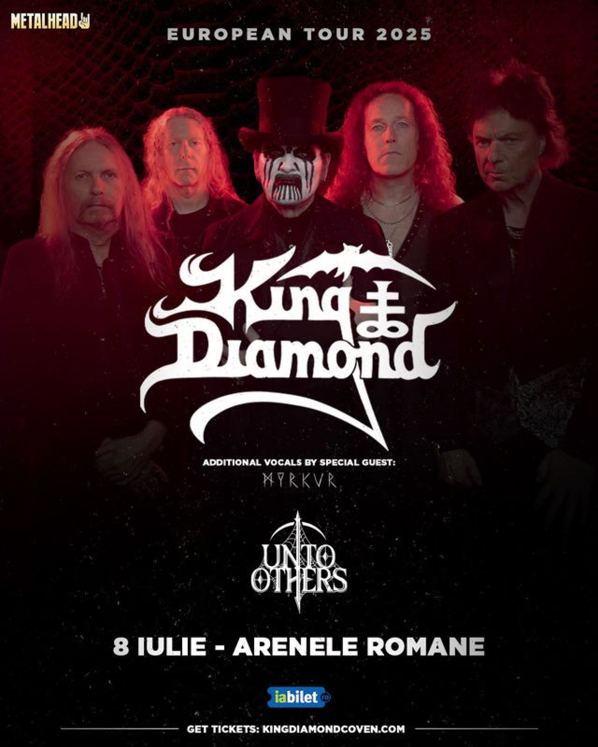 Concert King Diamond, Unto Others și Myrkur la Arenele Romane