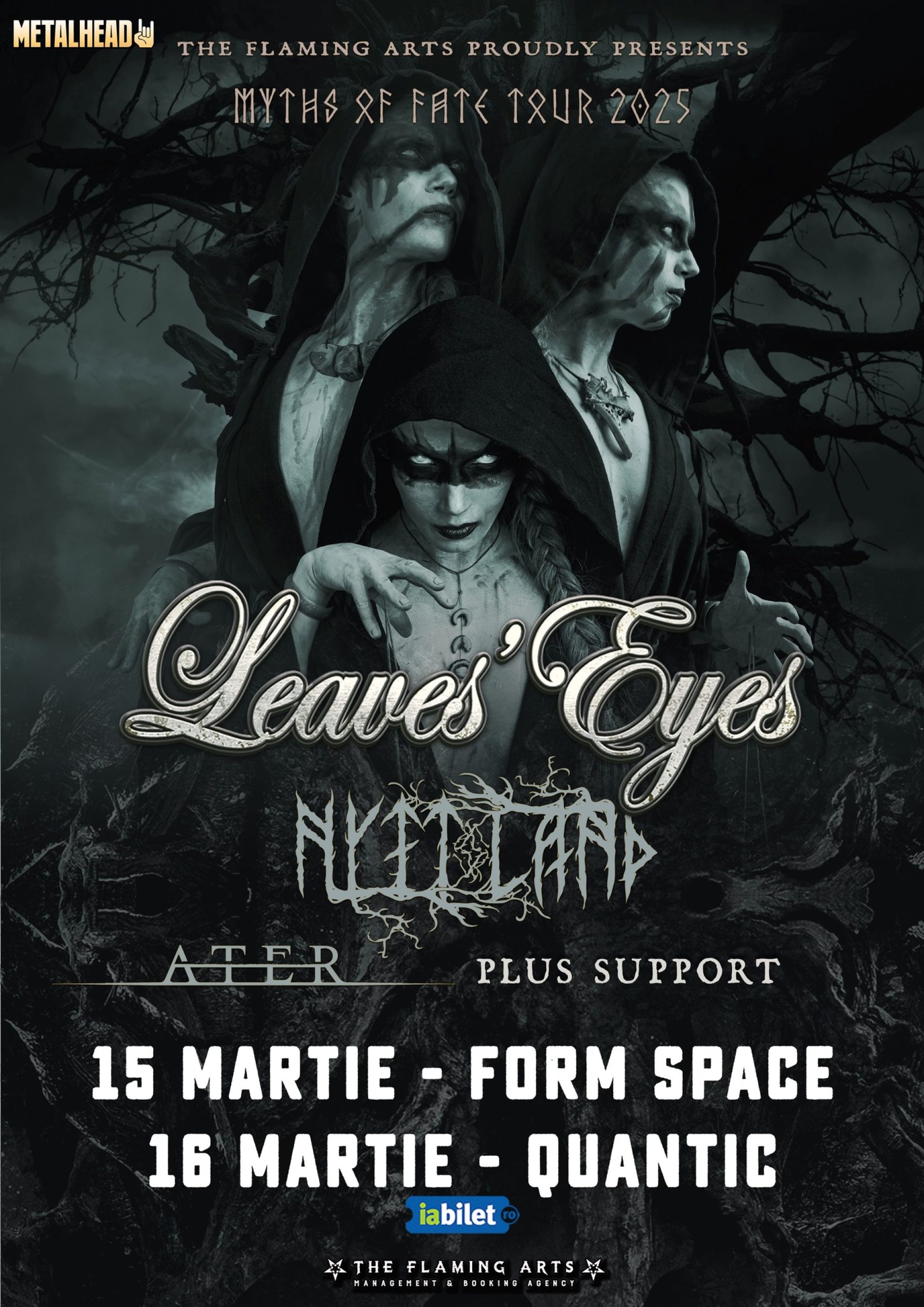 Concerte Leaves’ Eyes și Nytt Land în Cluj-Napoca și București