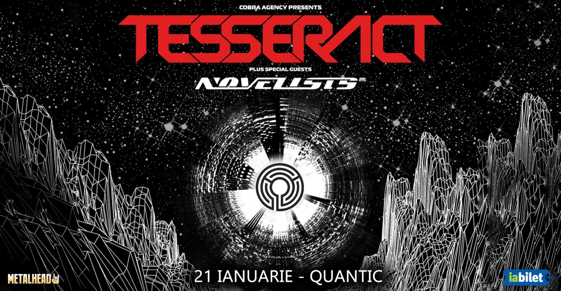 Galerie foto concert TesseracT, Novelists și The Omnific în Quantic