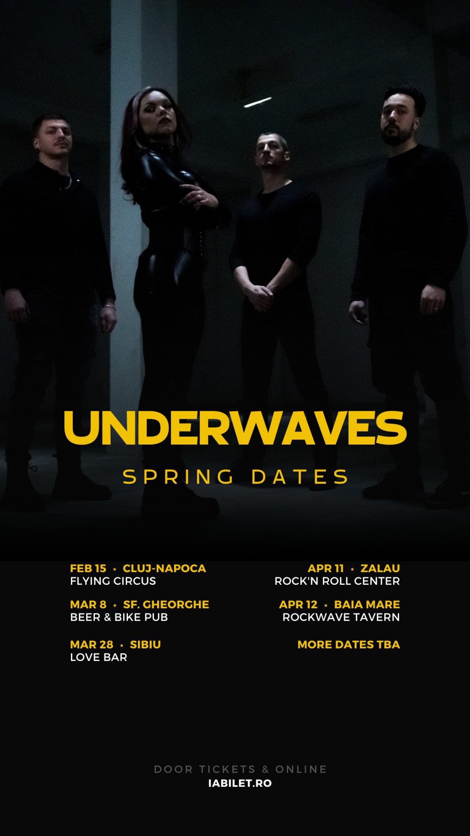 Underwaves pregătește concertele din primăvara aceasta