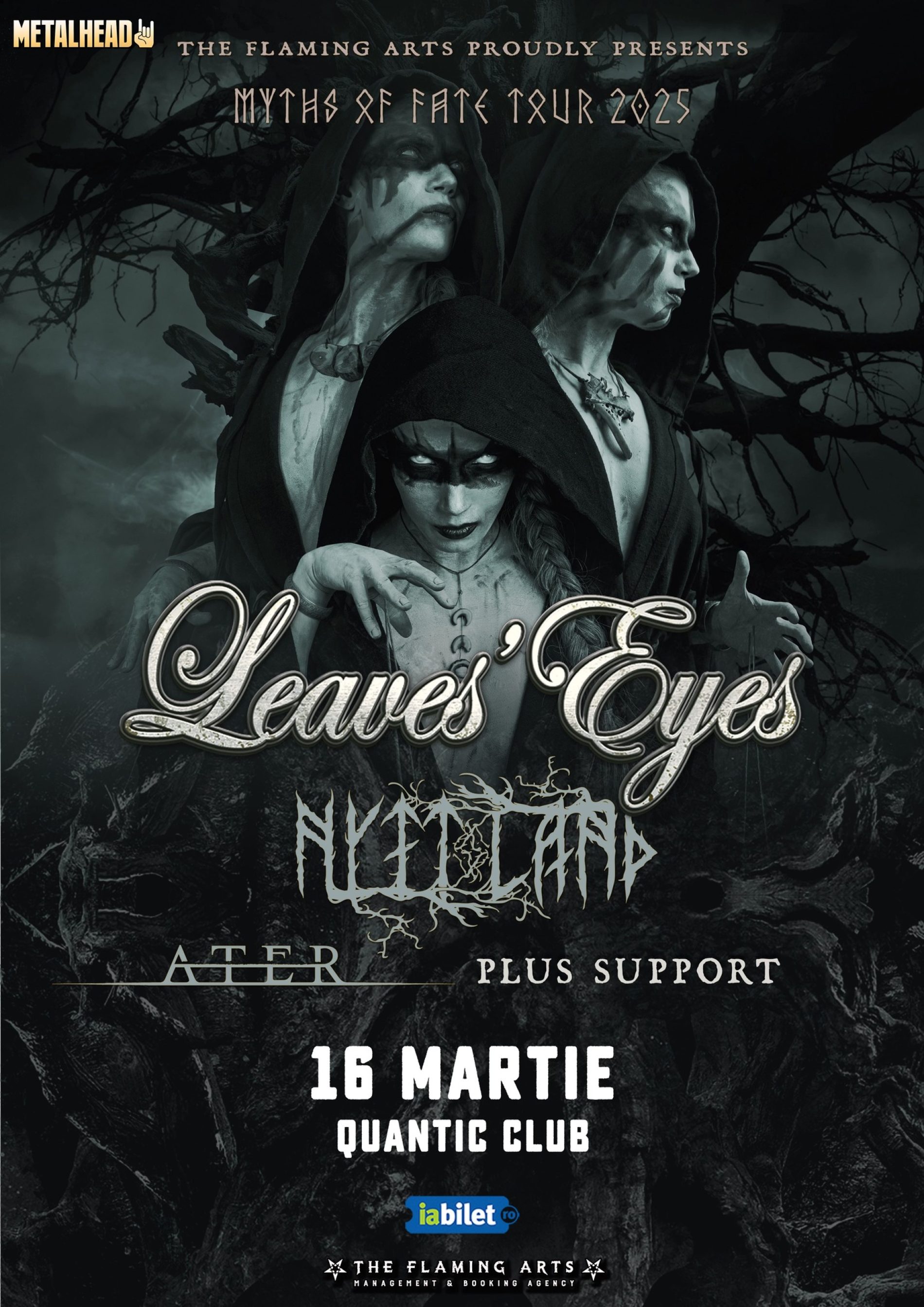 Galerie foto concert Leaves’ Eyes, Nytt Land, ATER și Halls of Oblivion în Quantic