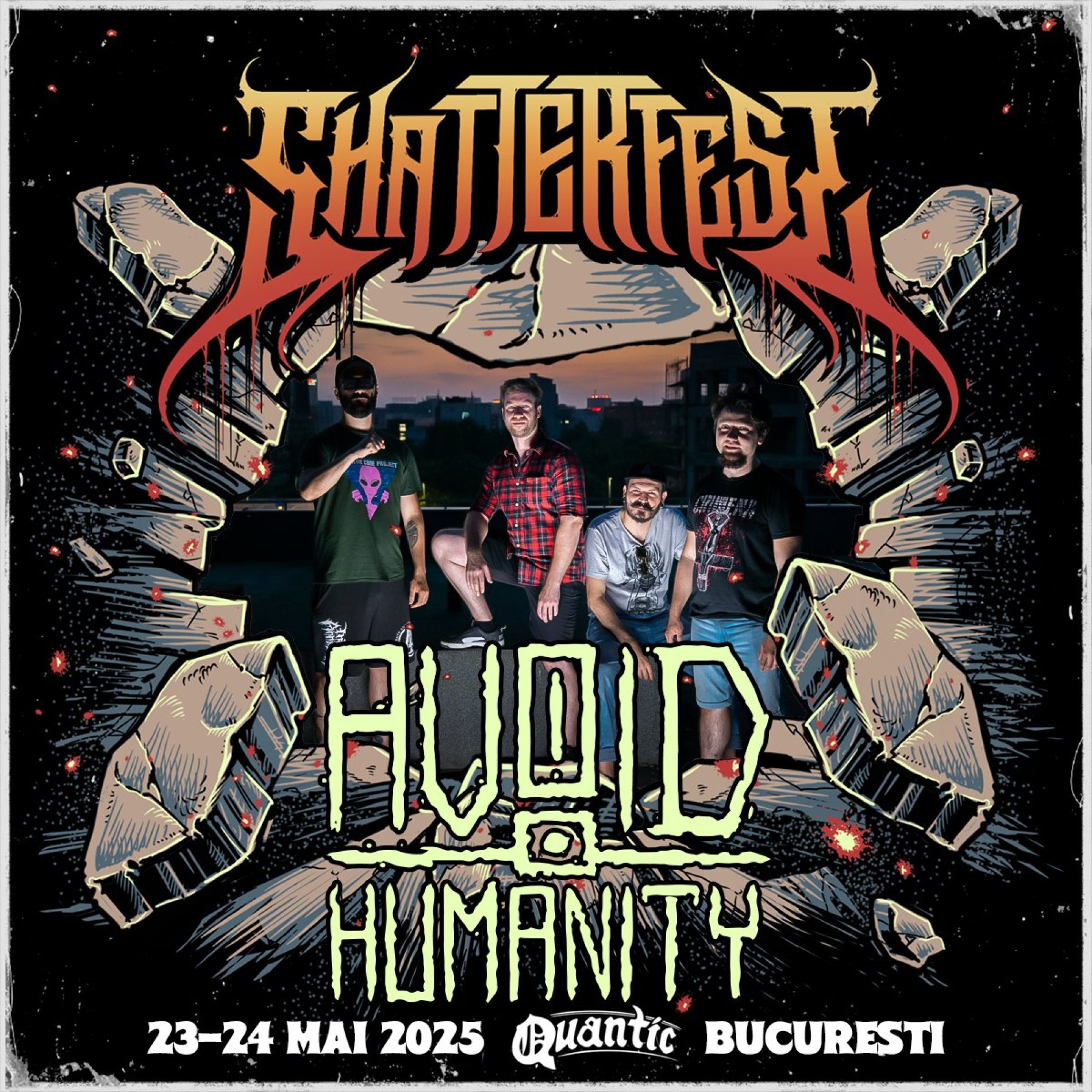 Noul festival ShatterFest 2025, dedicat genurilor metalcore și deathcore, se va desfășura în Quantic