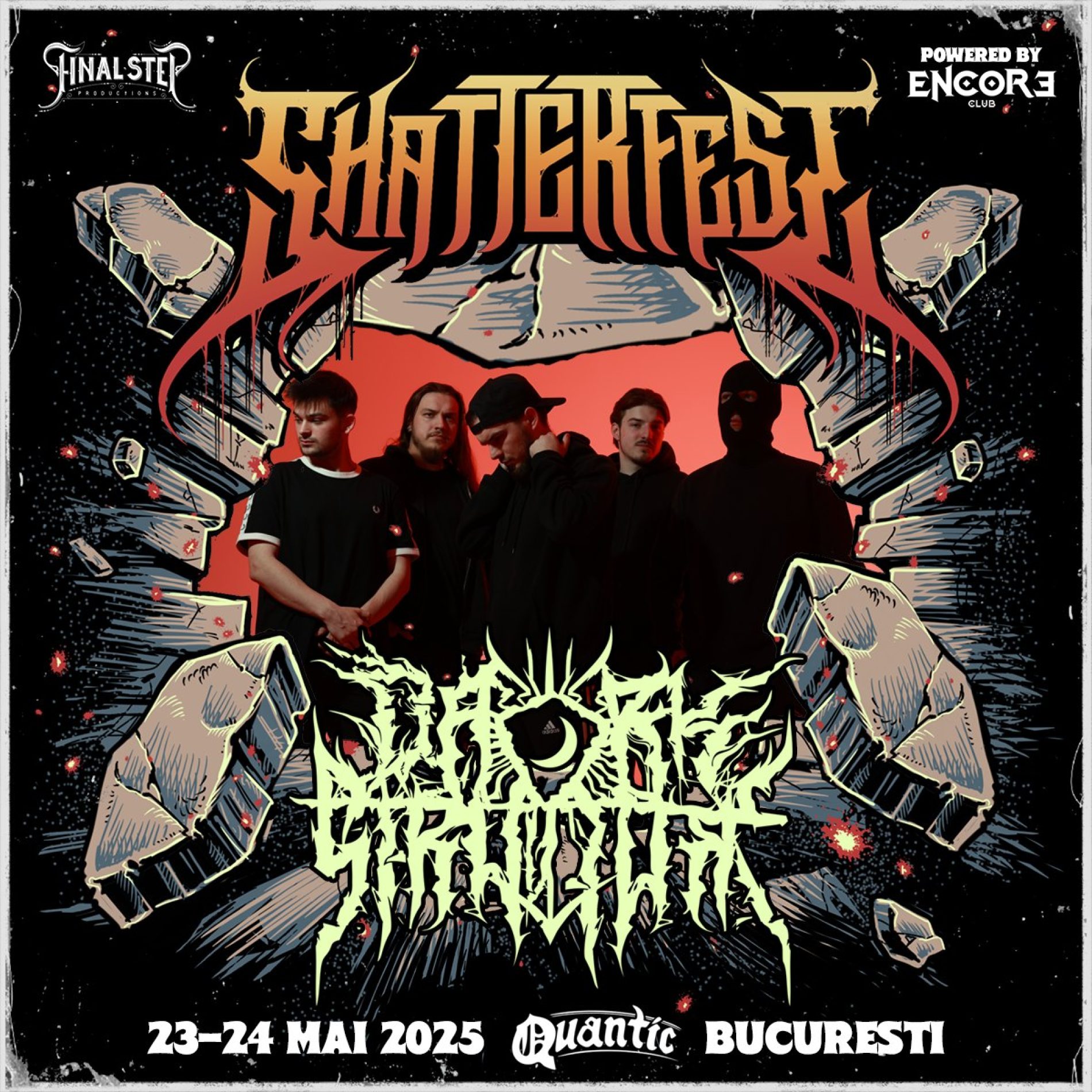 Noul festival ShatterFest 2025, dedicat genurilor metalcore și deathcore, se va desfășura în Quantic